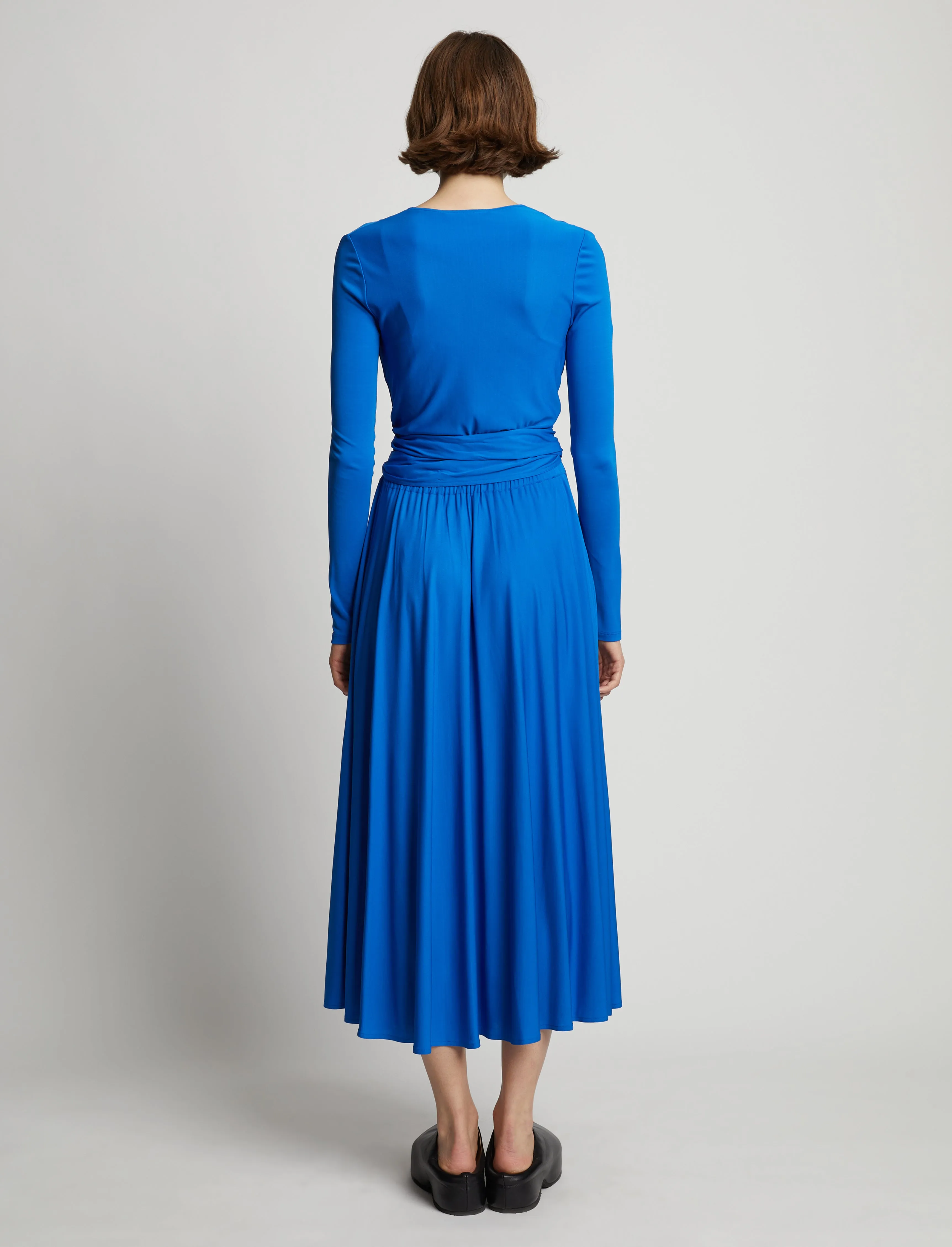 Matte Crepe Wrap Dress sold by Proenza Schouler product image thumbnail 4
