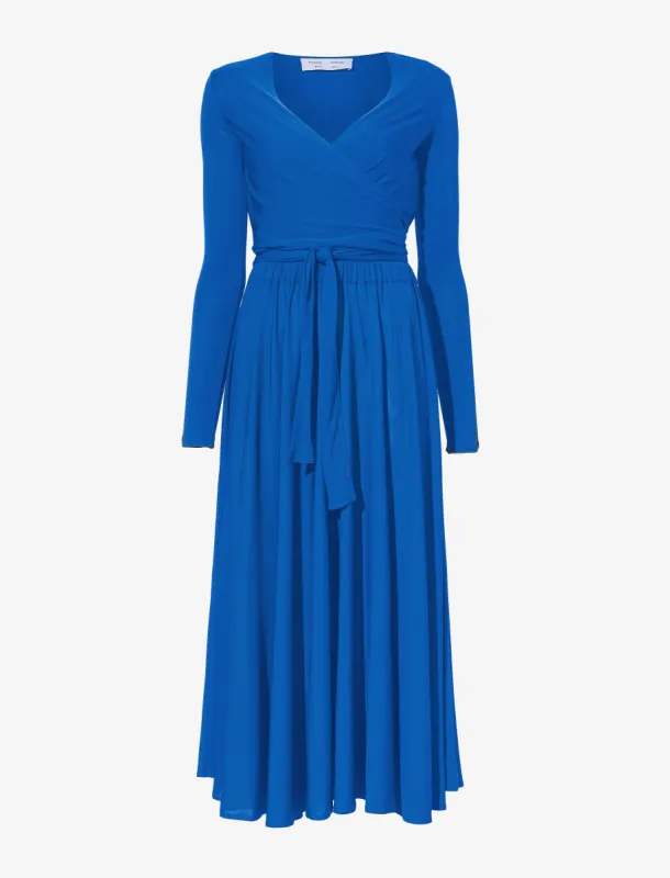 Matte Crepe Wrap Dress made by Proenza Schouler