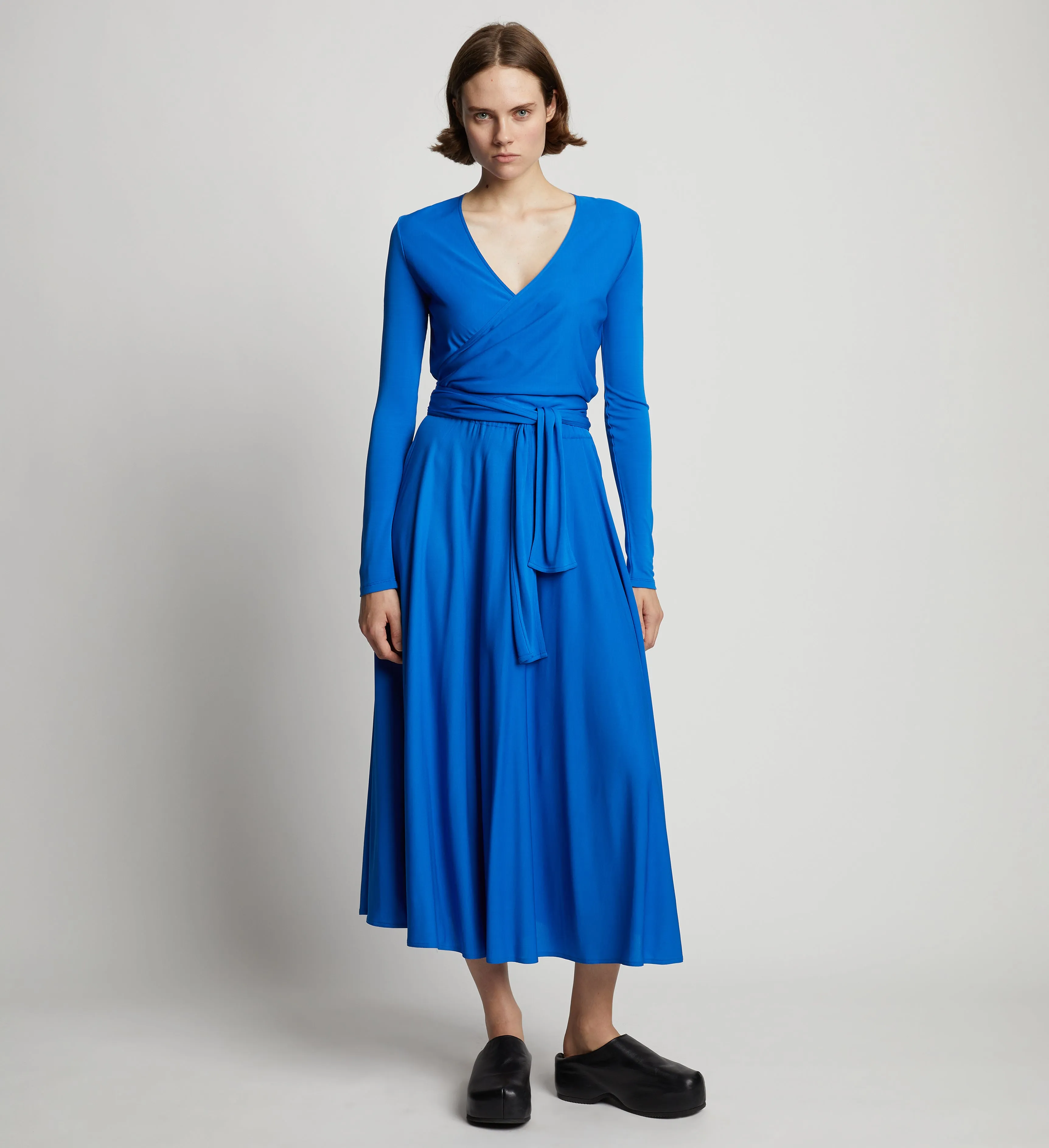Matte Crepe Wrap Dress sold by Proenza Schouler product image thumbnail 2