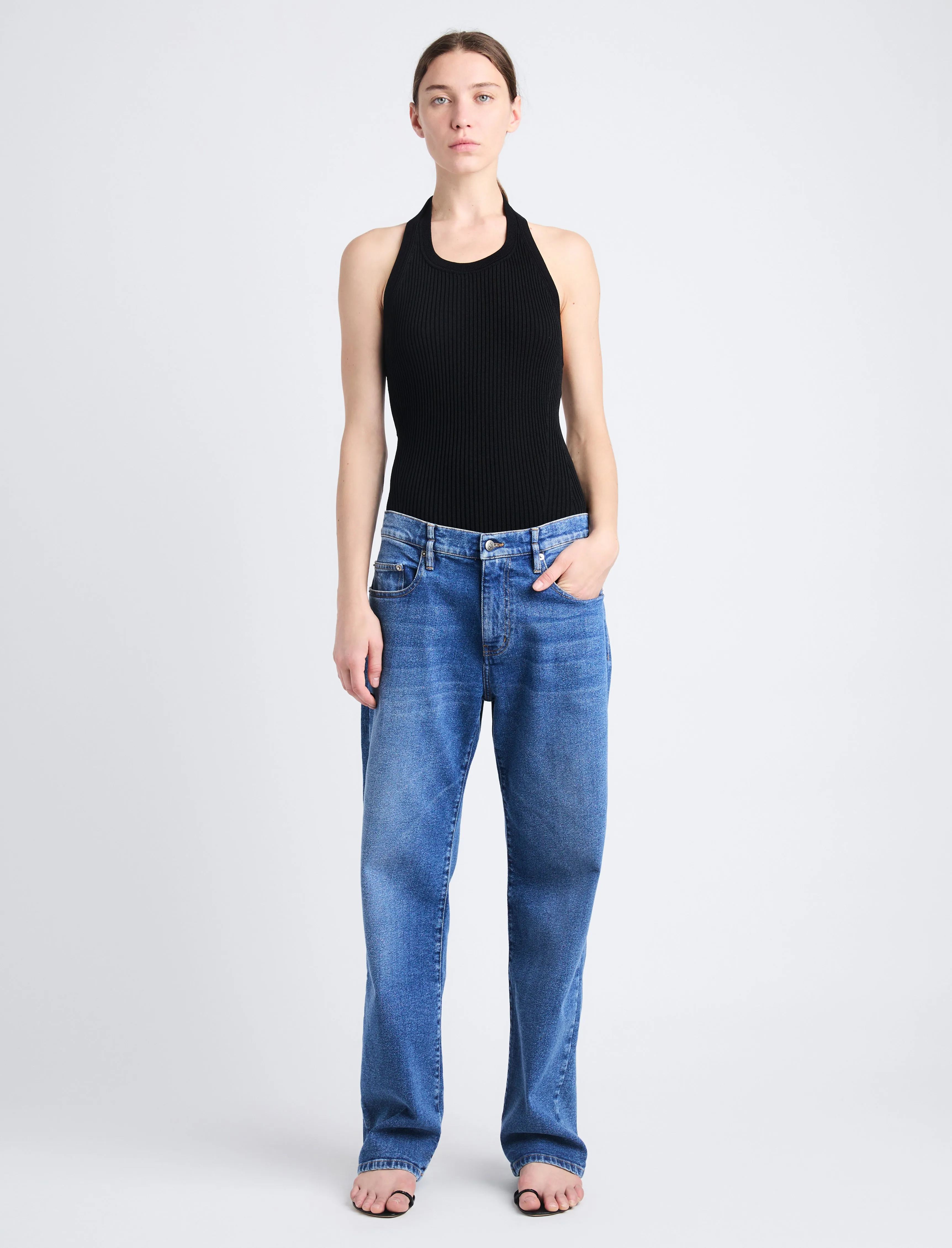 Gloria Top in Viscose Rib sold by Proenza Schouler product image thumbnail 3