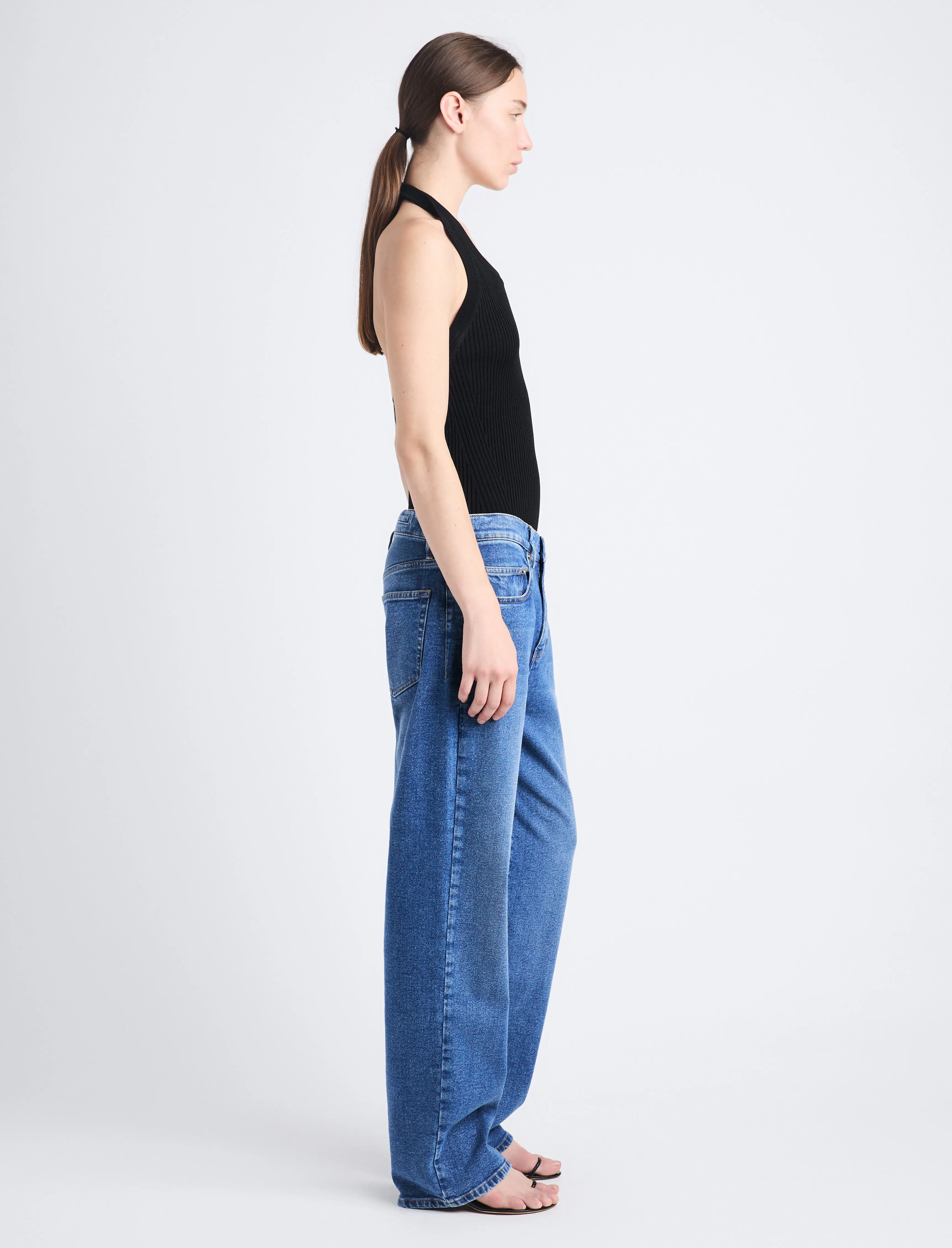 Gloria Top in Viscose Rib sold by Proenza Schouler product image thumbnail 4