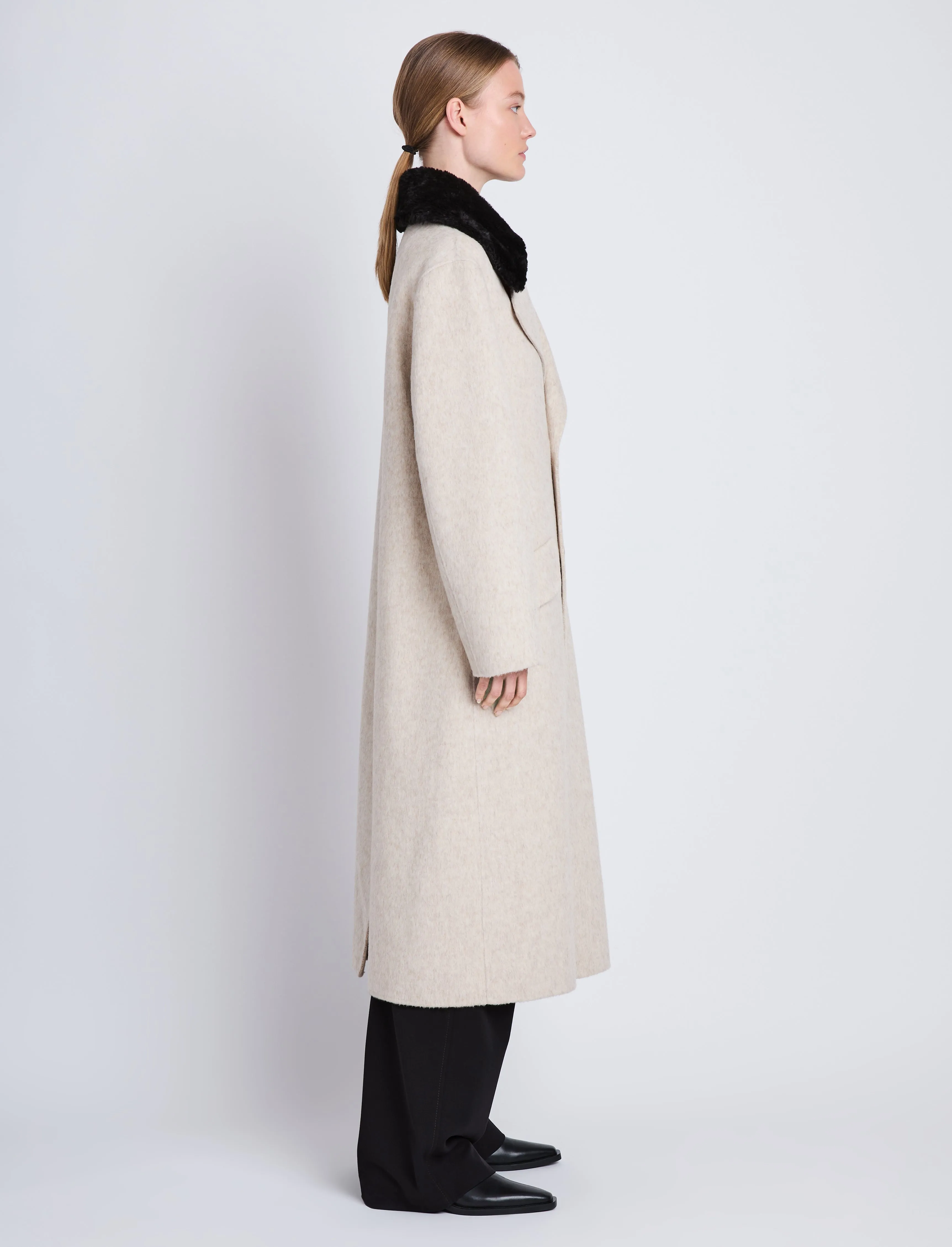 Emma Coat in Double Face Wool sold by Proenza Schouler product image thumbnail 3
