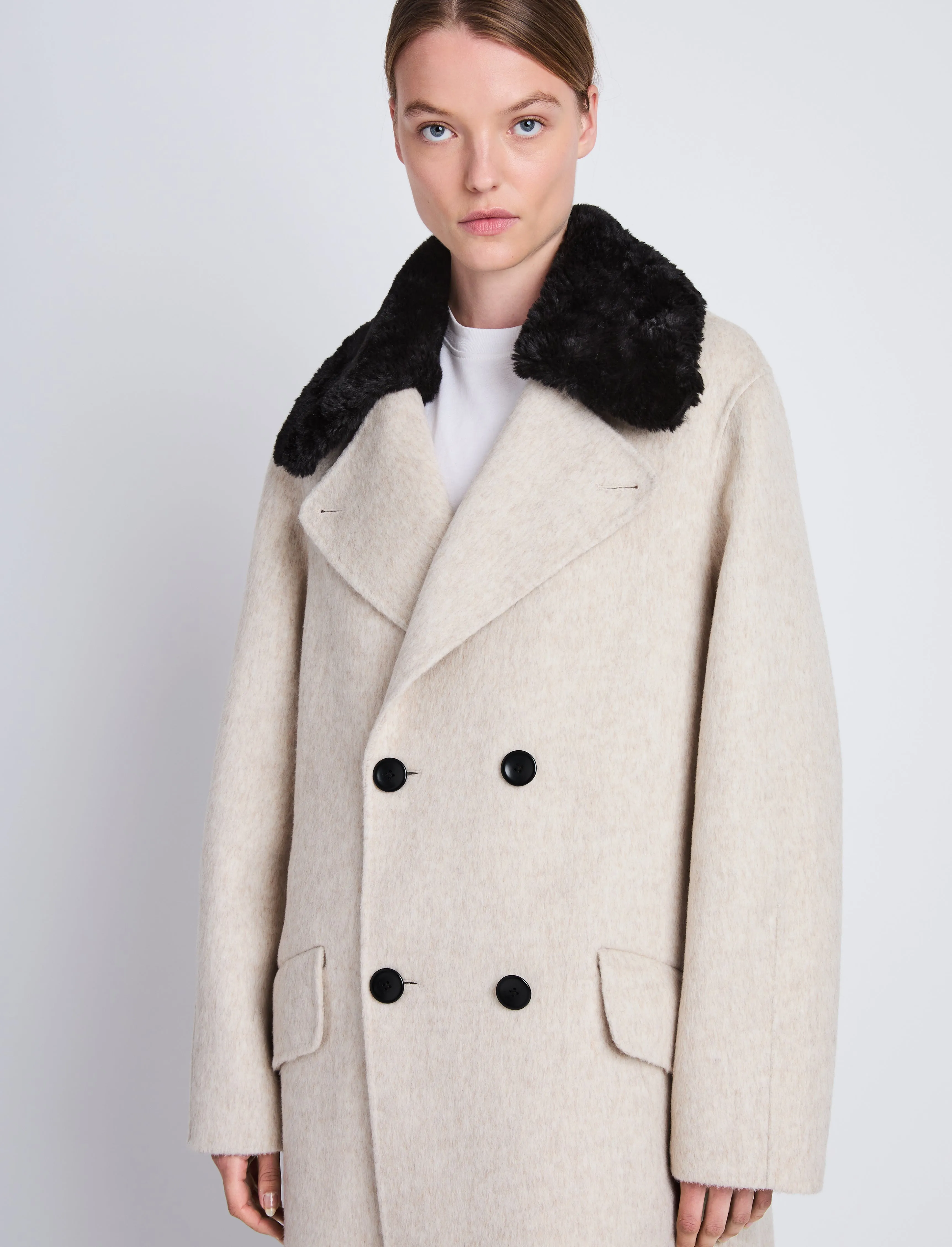 Emma Coat in Double Face Wool sold by Proenza Schouler product image thumbnail 5