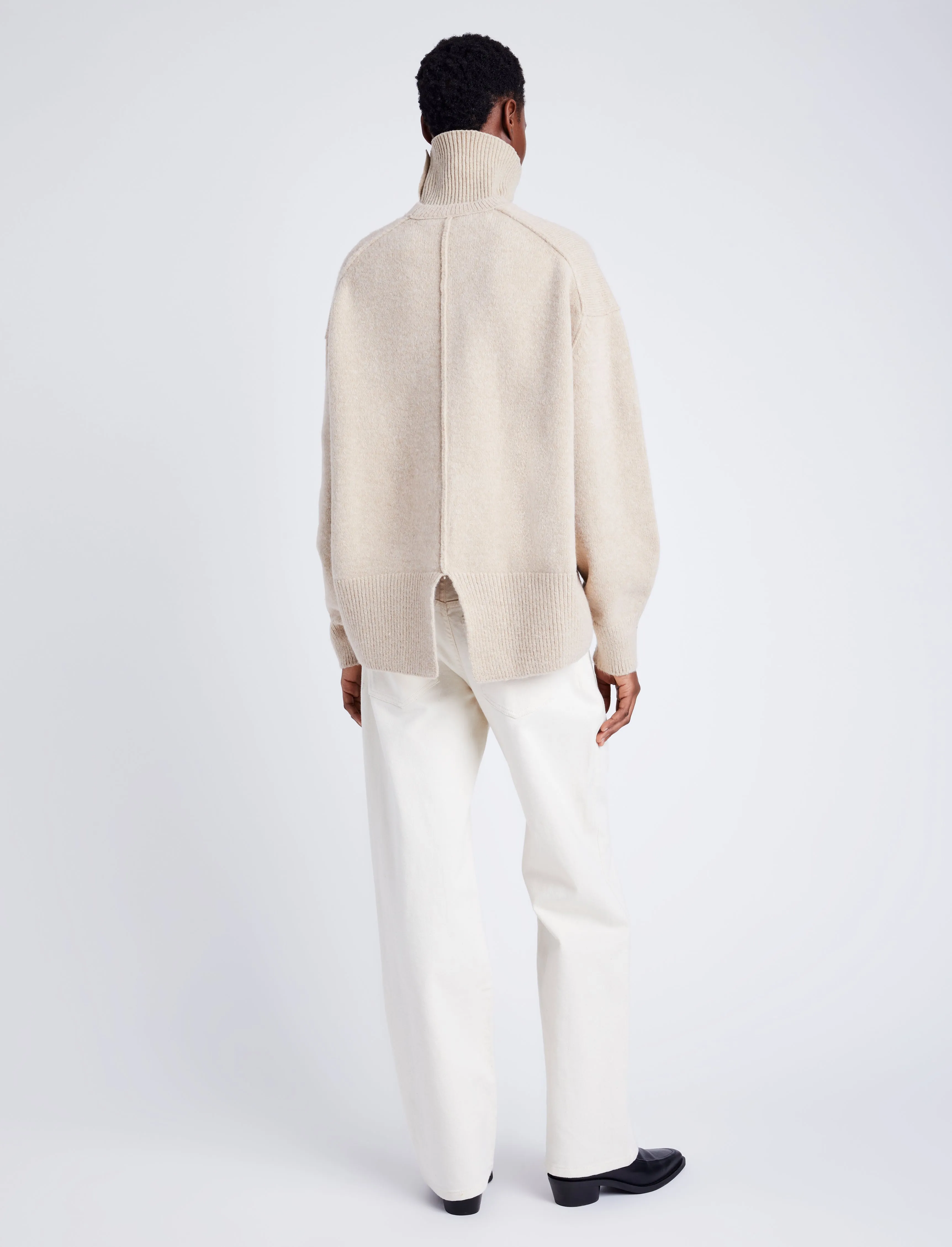 Kellen Knit Sweater in Wool Blend sold by Proenza Schouler product image thumbnail 5