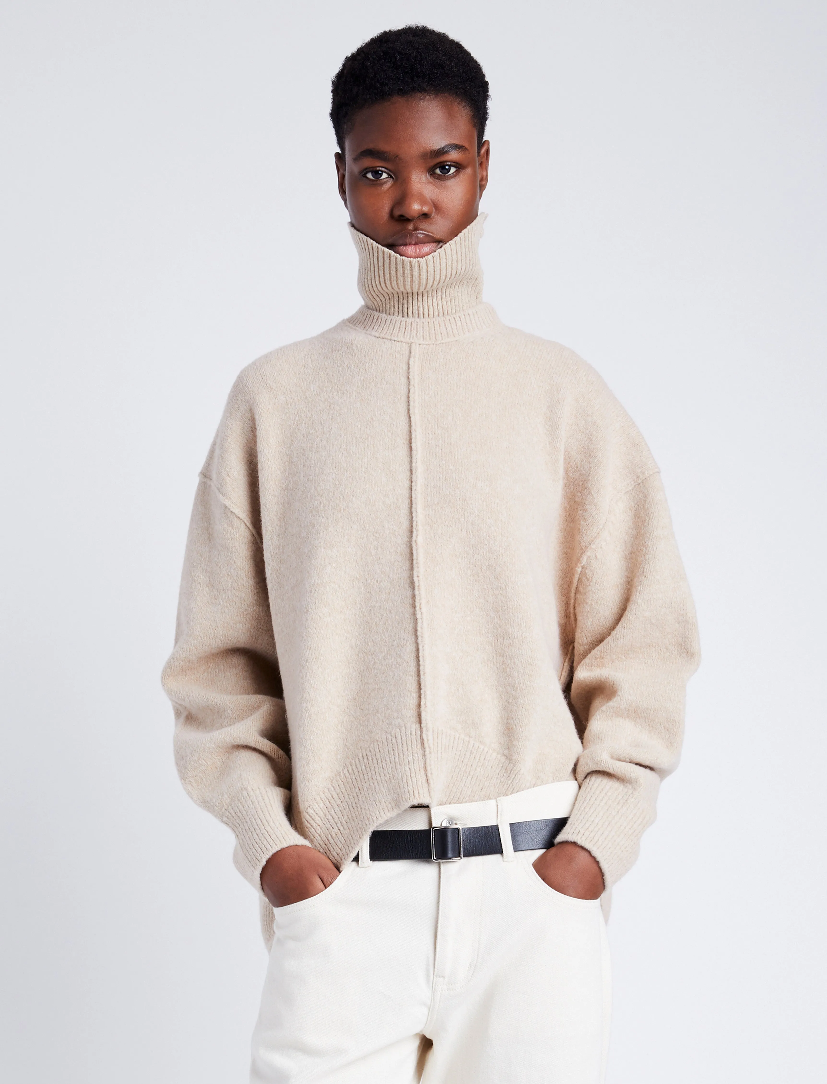 Kellen Knit Sweater in Wool Blend sold by Proenza Schouler product image thumbnail 2