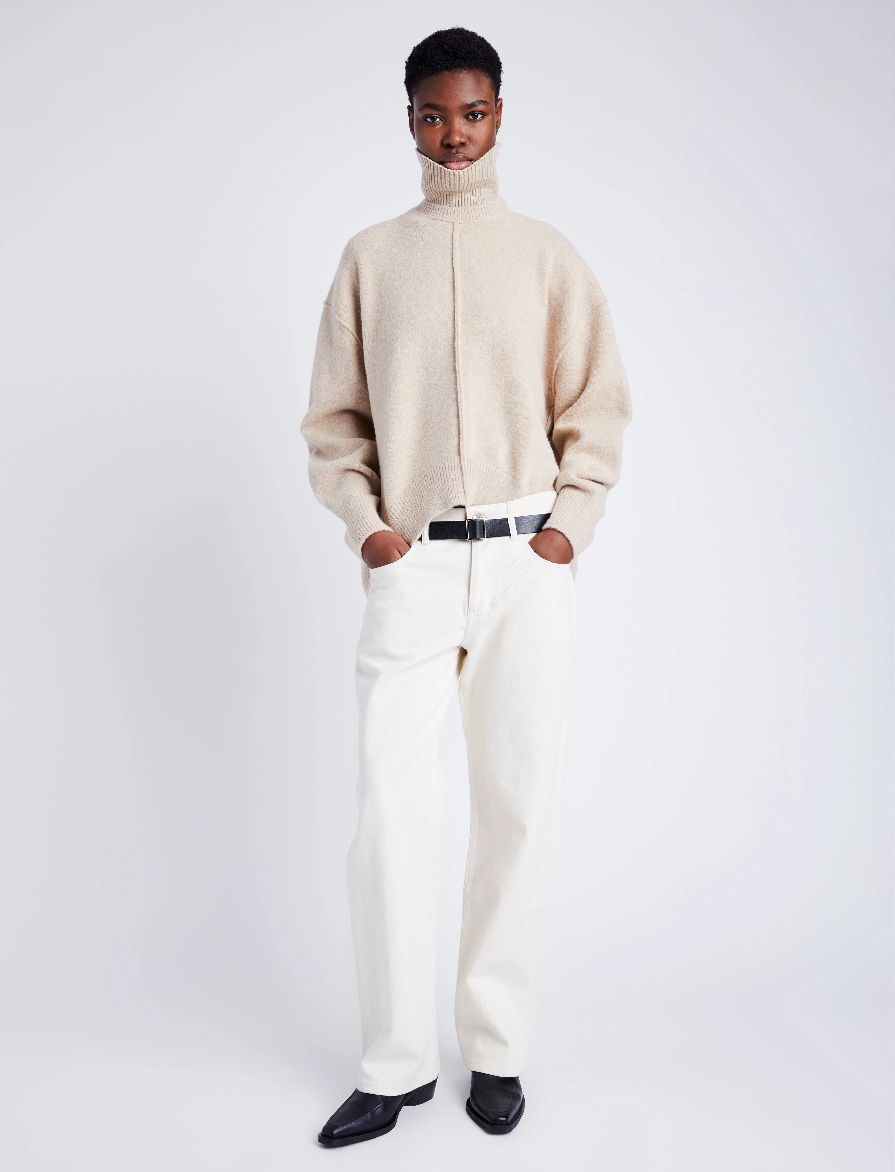 Kellen Knit Sweater in Wool Blend sold by Proenza Schouler product image thumbnail 3