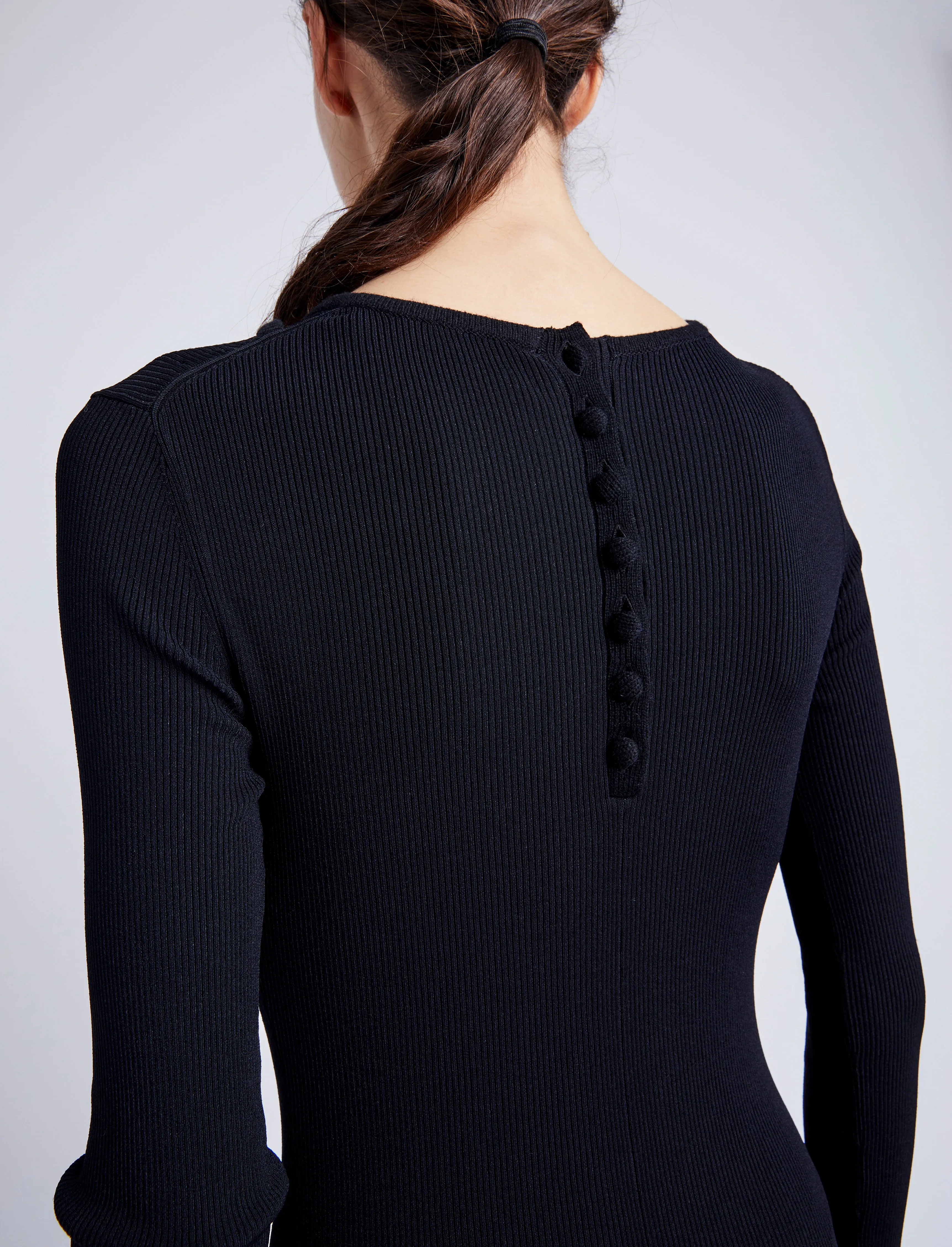 Elie Knit Dress in Viscose Rib sold by Proenza Schouler product image thumbnail 5