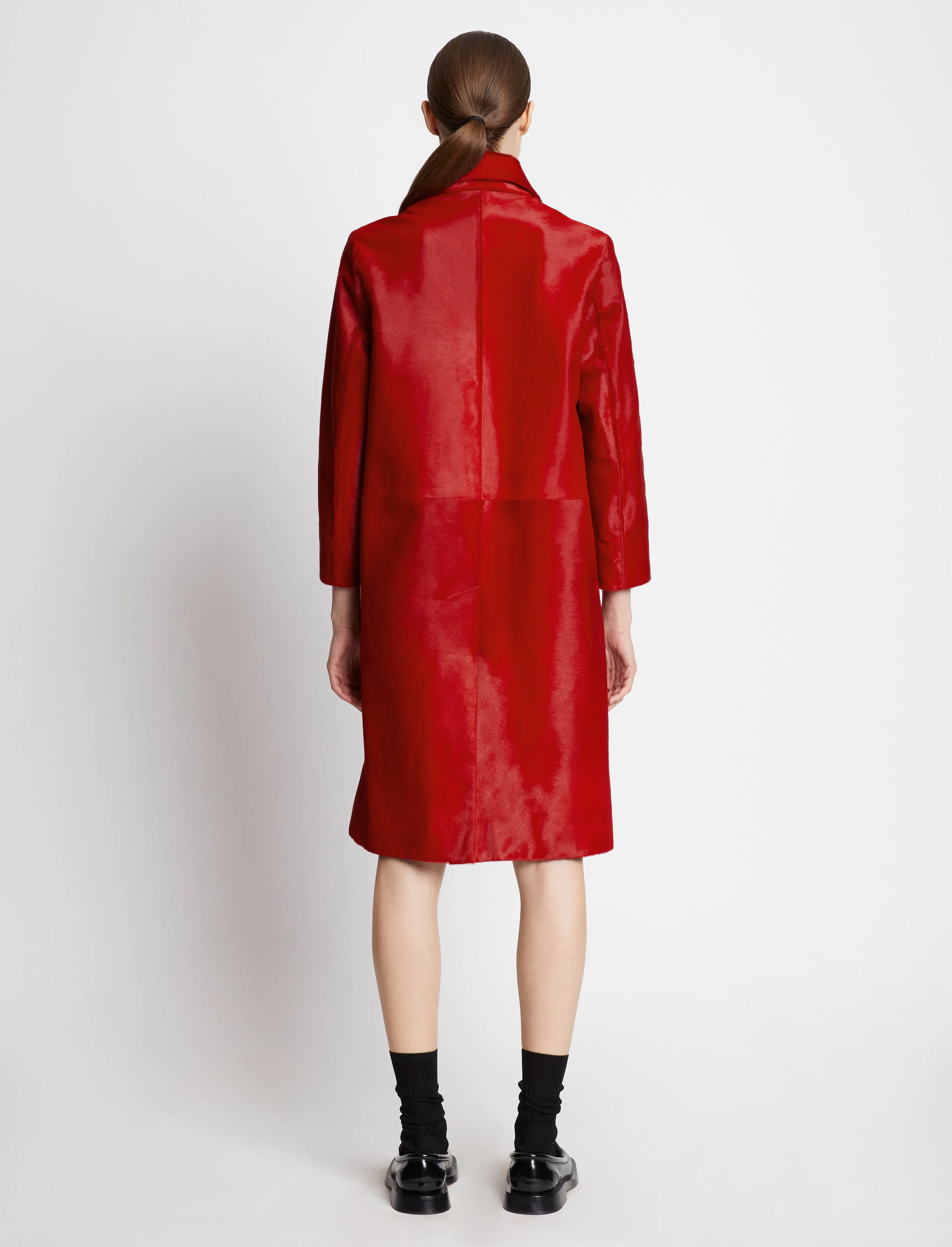 Solid Haircalf Coat sold by Proenza Schouler product image thumbnail 4