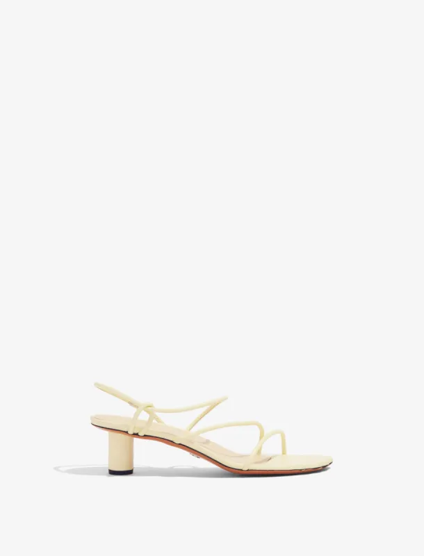SCULPT SANDALS - 40MM - Light/Pastel Yellow sold by Proenza Schouler