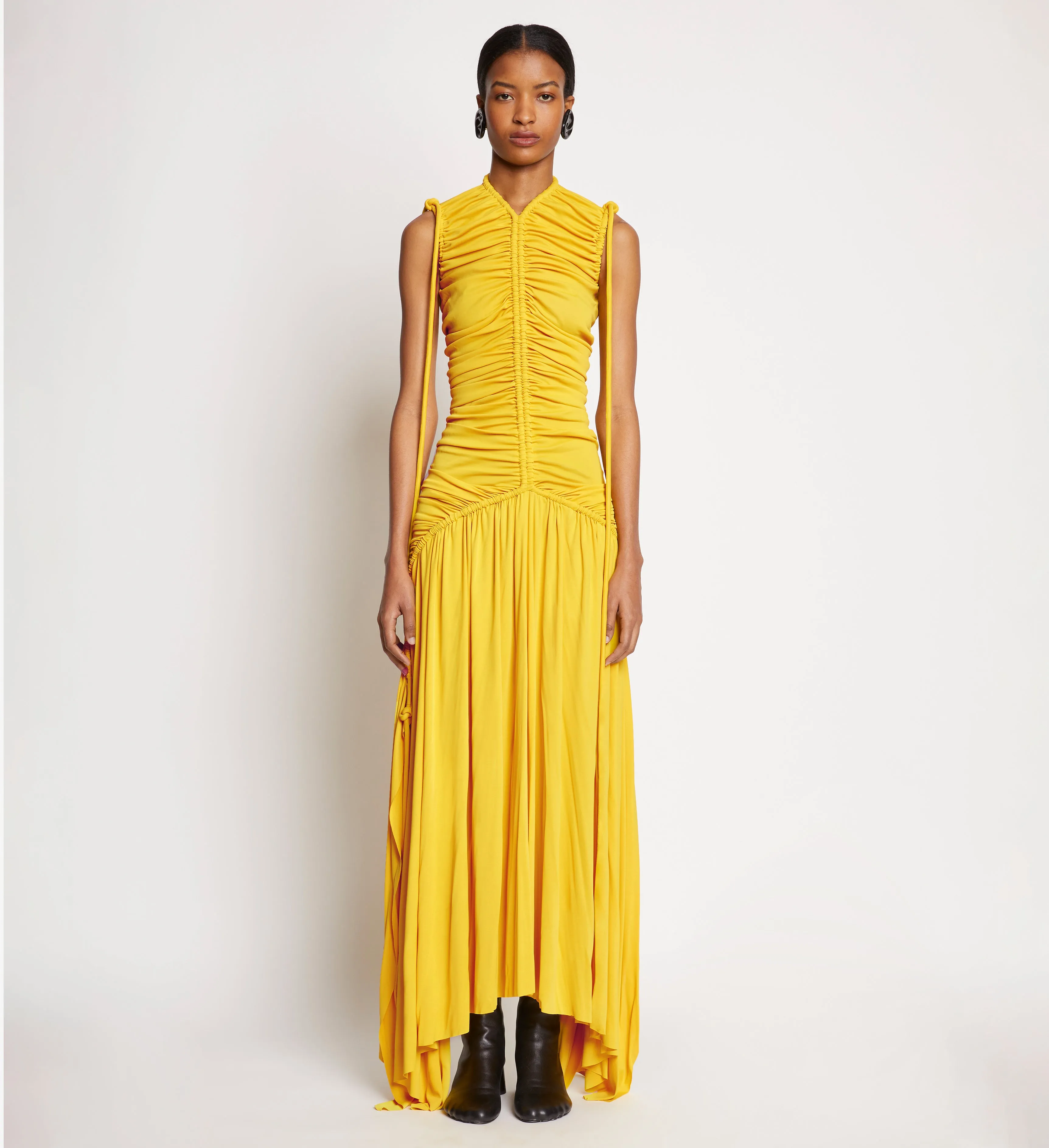 Viscose Jersey Sleeveless Cinched Dress sold by Proenza Schouler product image thumbnail 2