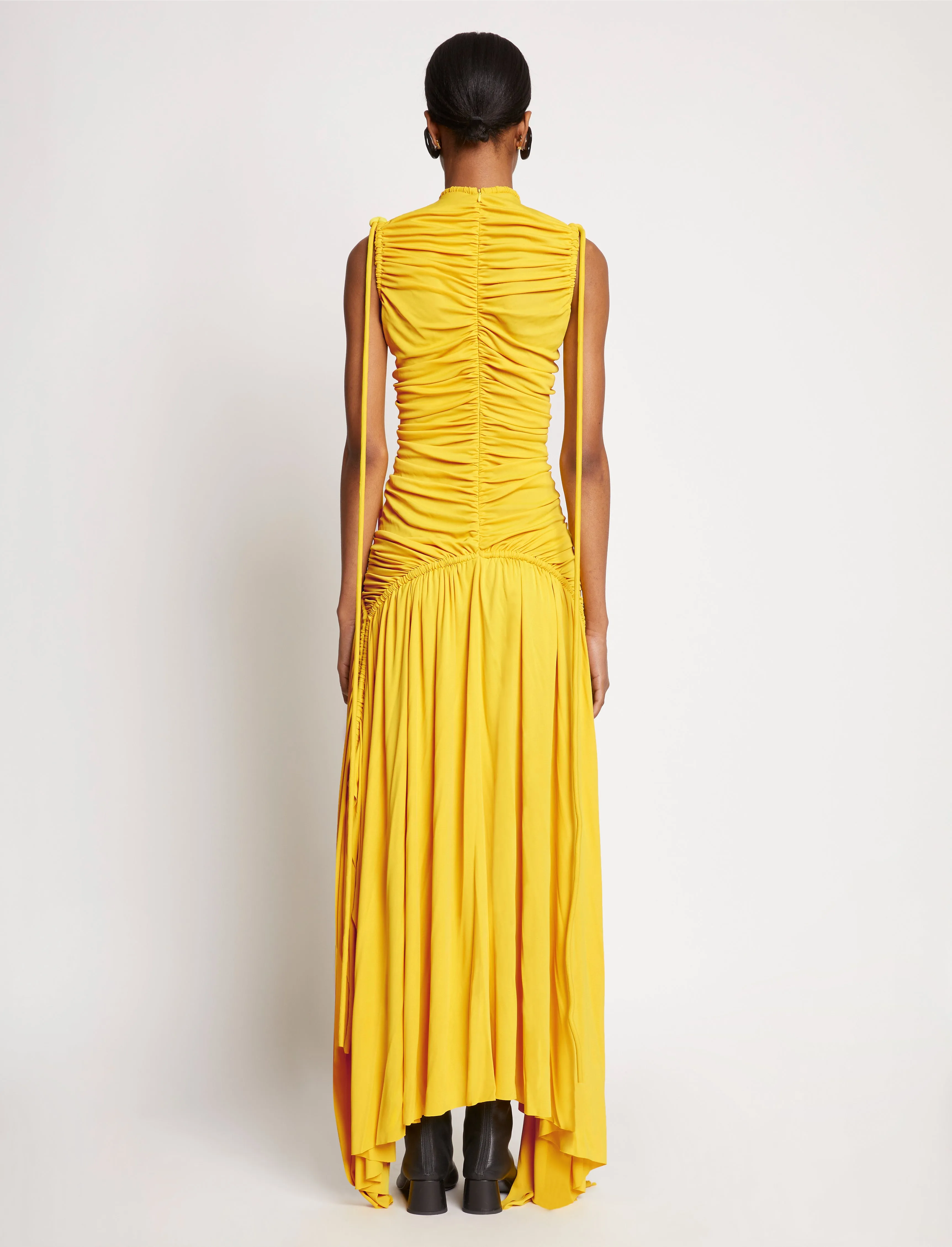 Viscose Jersey Sleeveless Cinched Dress sold by Proenza Schouler product image thumbnail 4