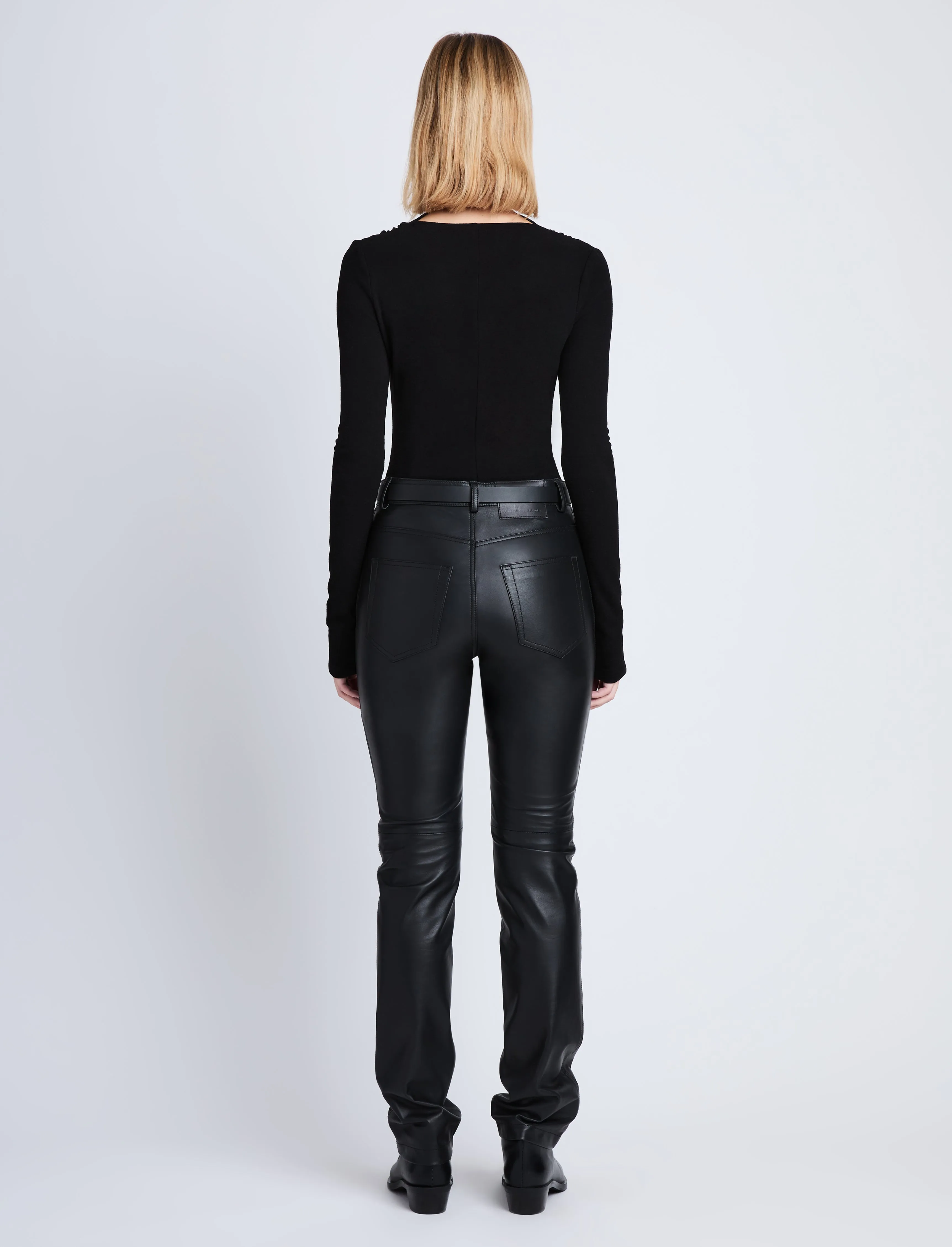 Charlie Top in Brushed Rib sold by Proenza Schouler product image thumbnail 5