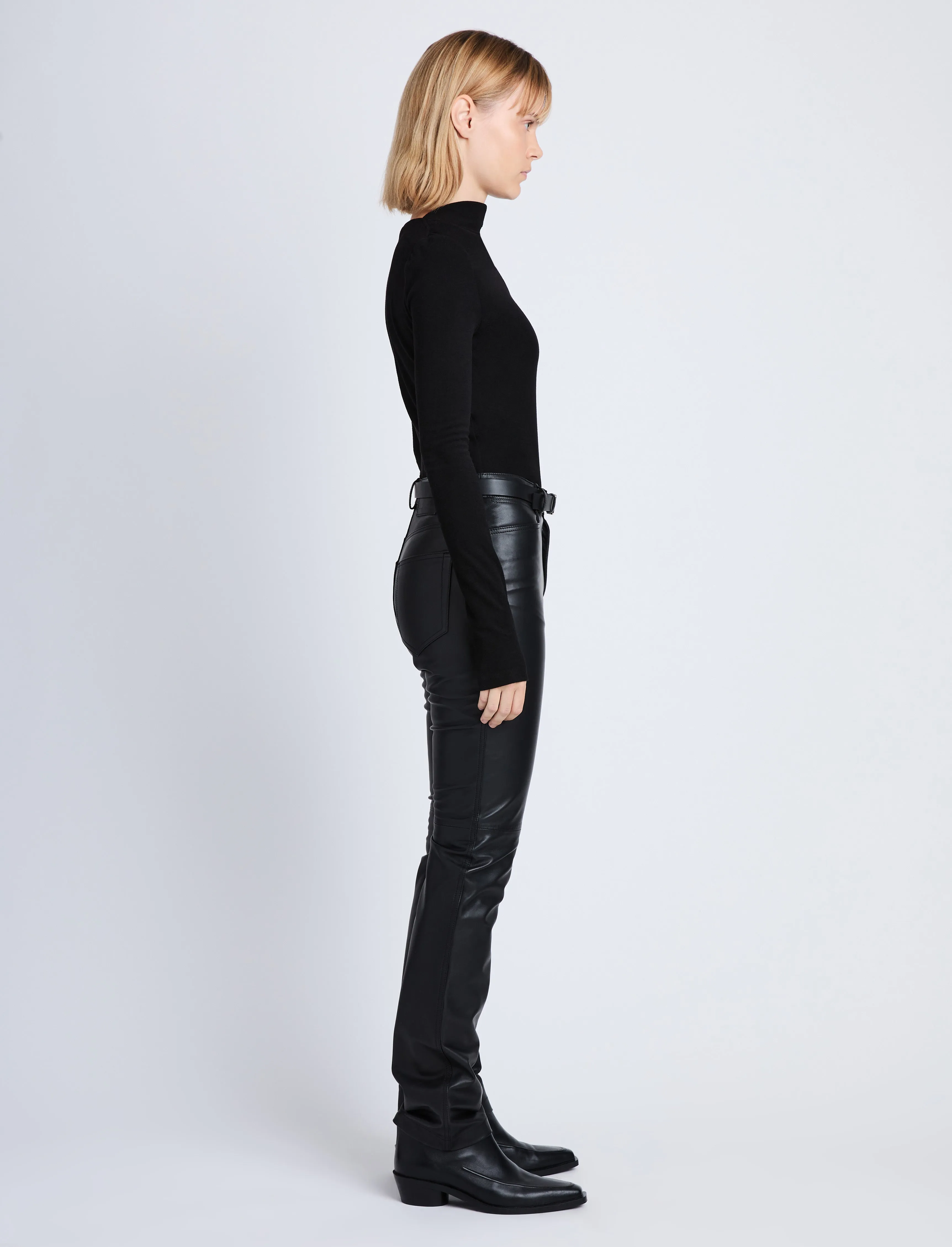 Charlie Top in Brushed Rib sold by Proenza Schouler product image thumbnail 3