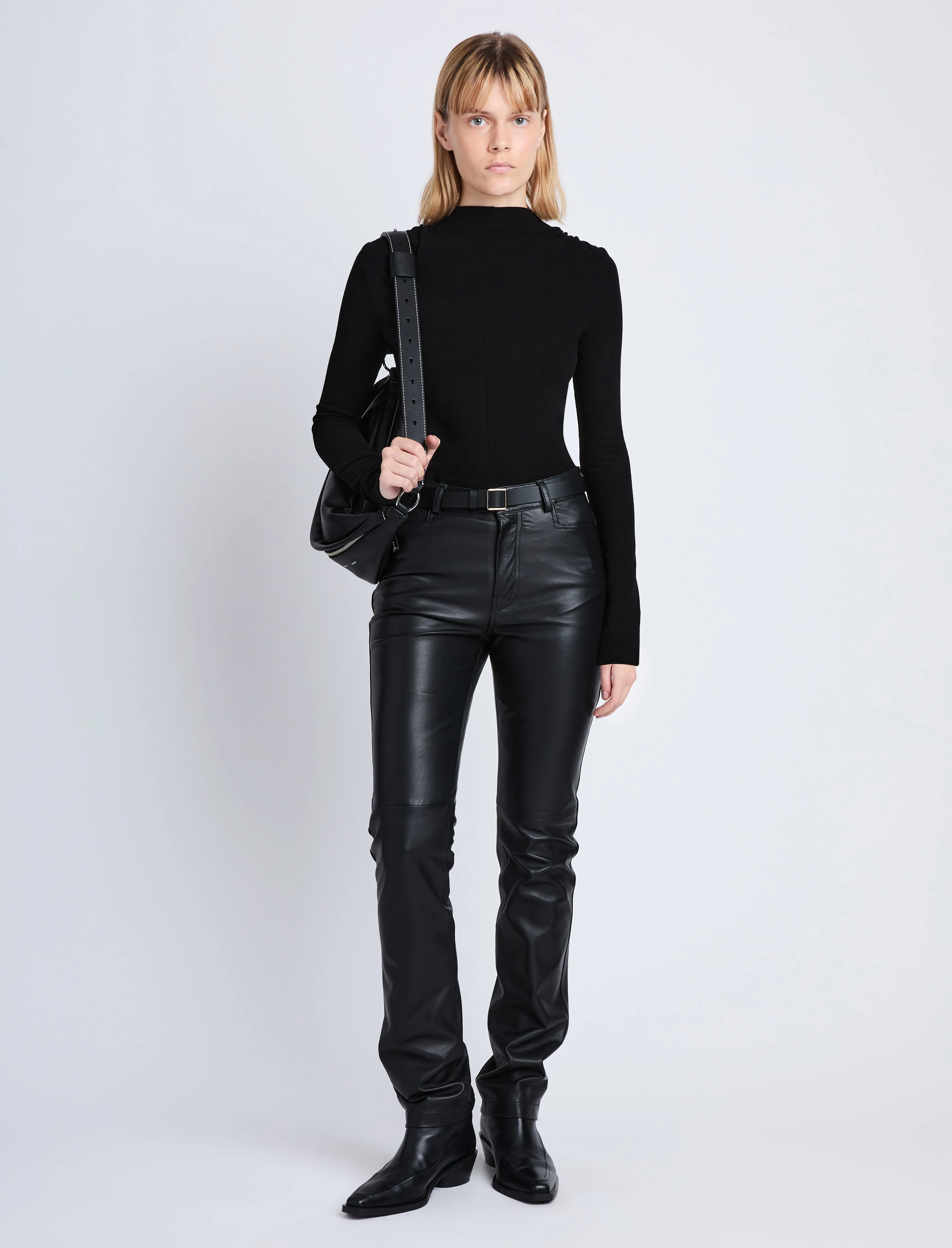 Charlie Top in Brushed Rib sold by Proenza Schouler product image thumbnail 4