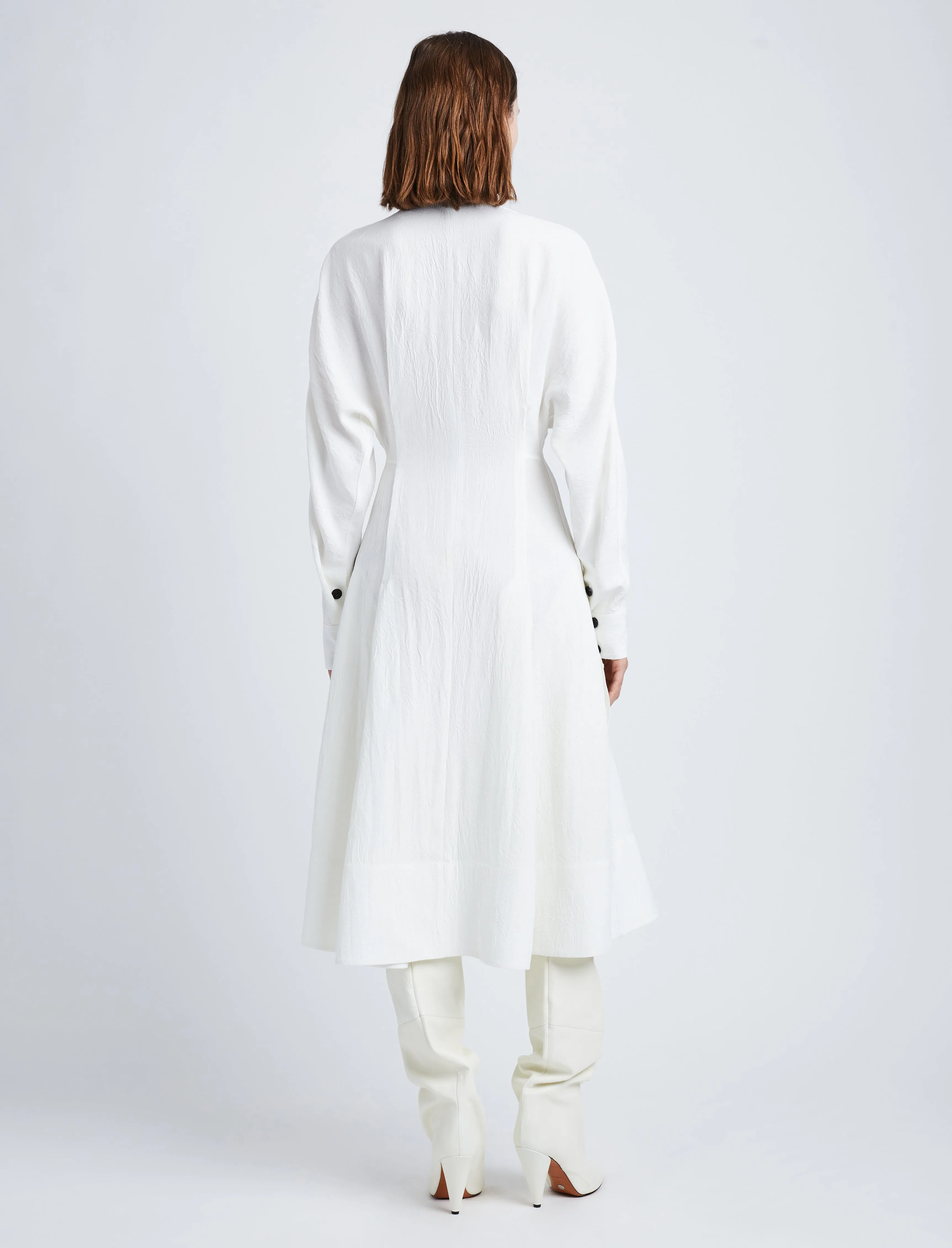 Crushed Matte Satin Dress sold by Proenza Schouler product image thumbnail 4