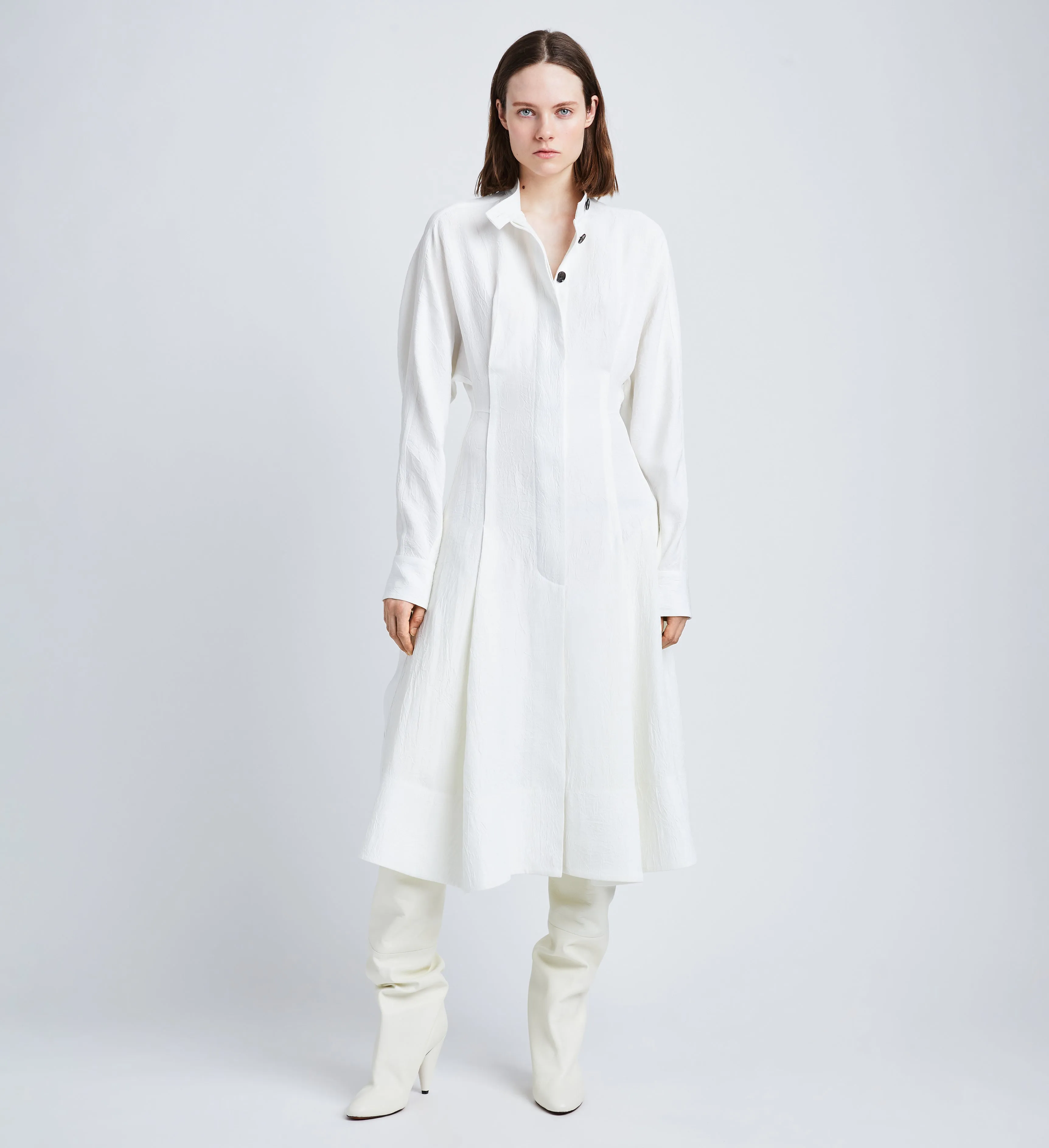 Crushed Matte Satin Dress sold by Proenza Schouler product image thumbnail 2