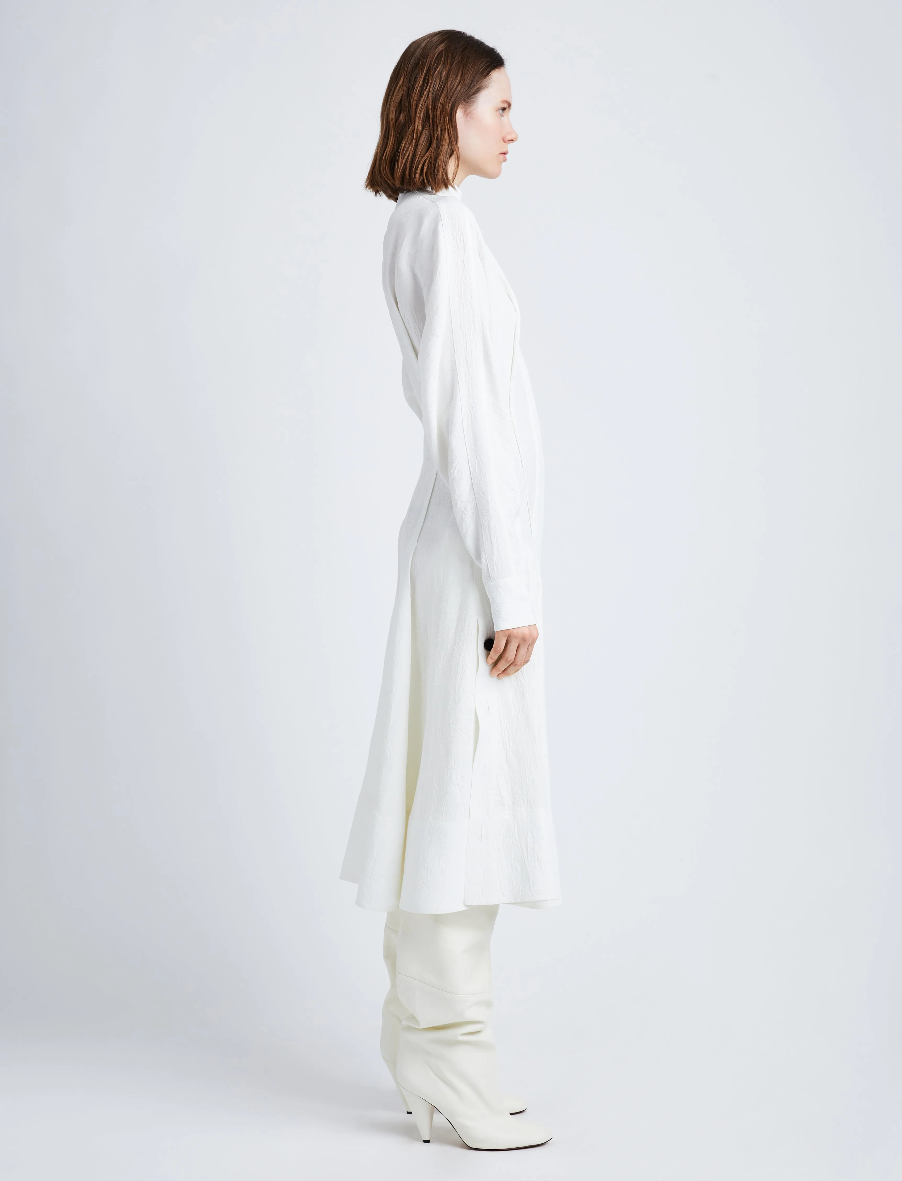 Crushed Matte Satin Dress sold by Proenza Schouler product image thumbnail 3