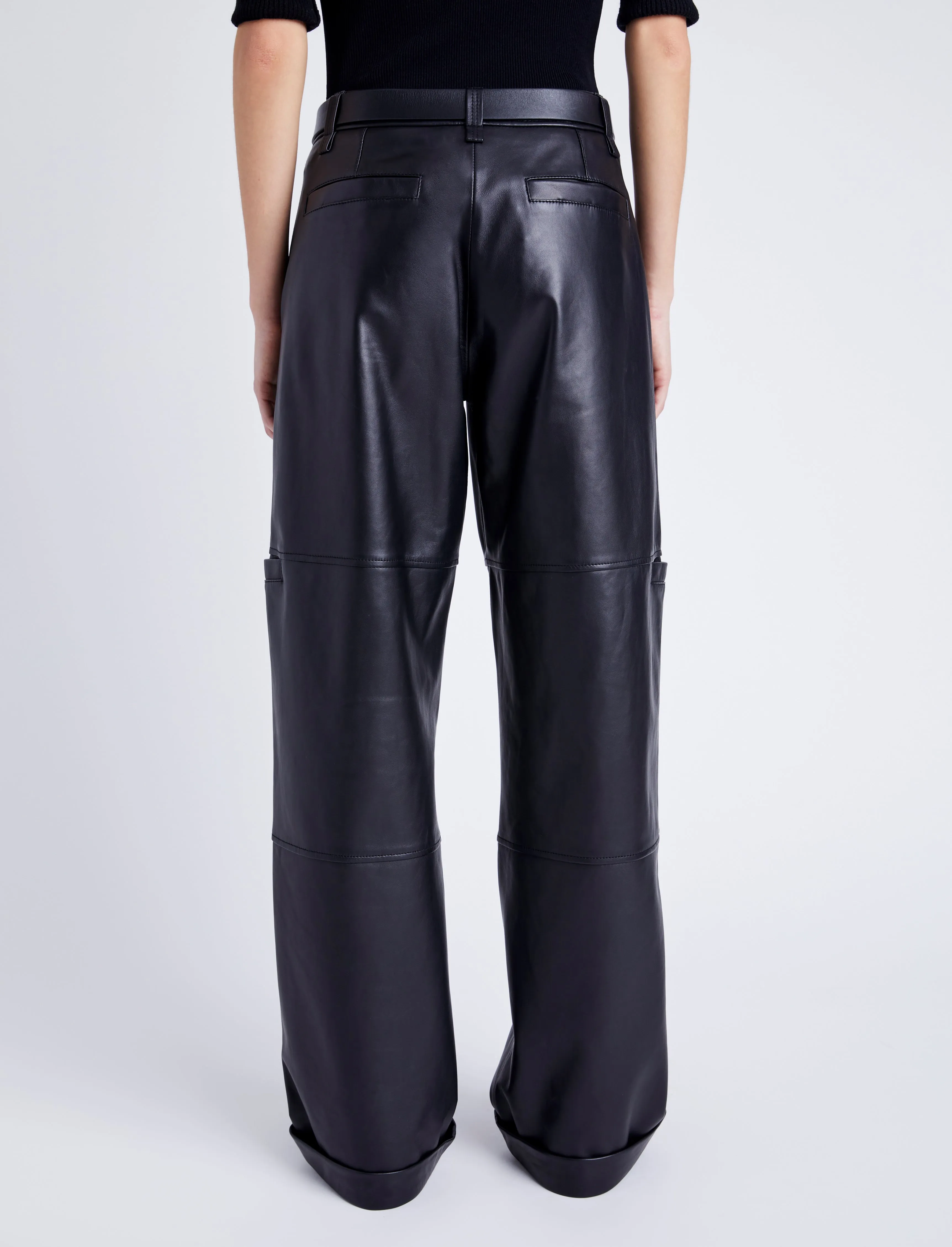 Mason Pant in Leather sold by Proenza Schouler product image thumbnail 5