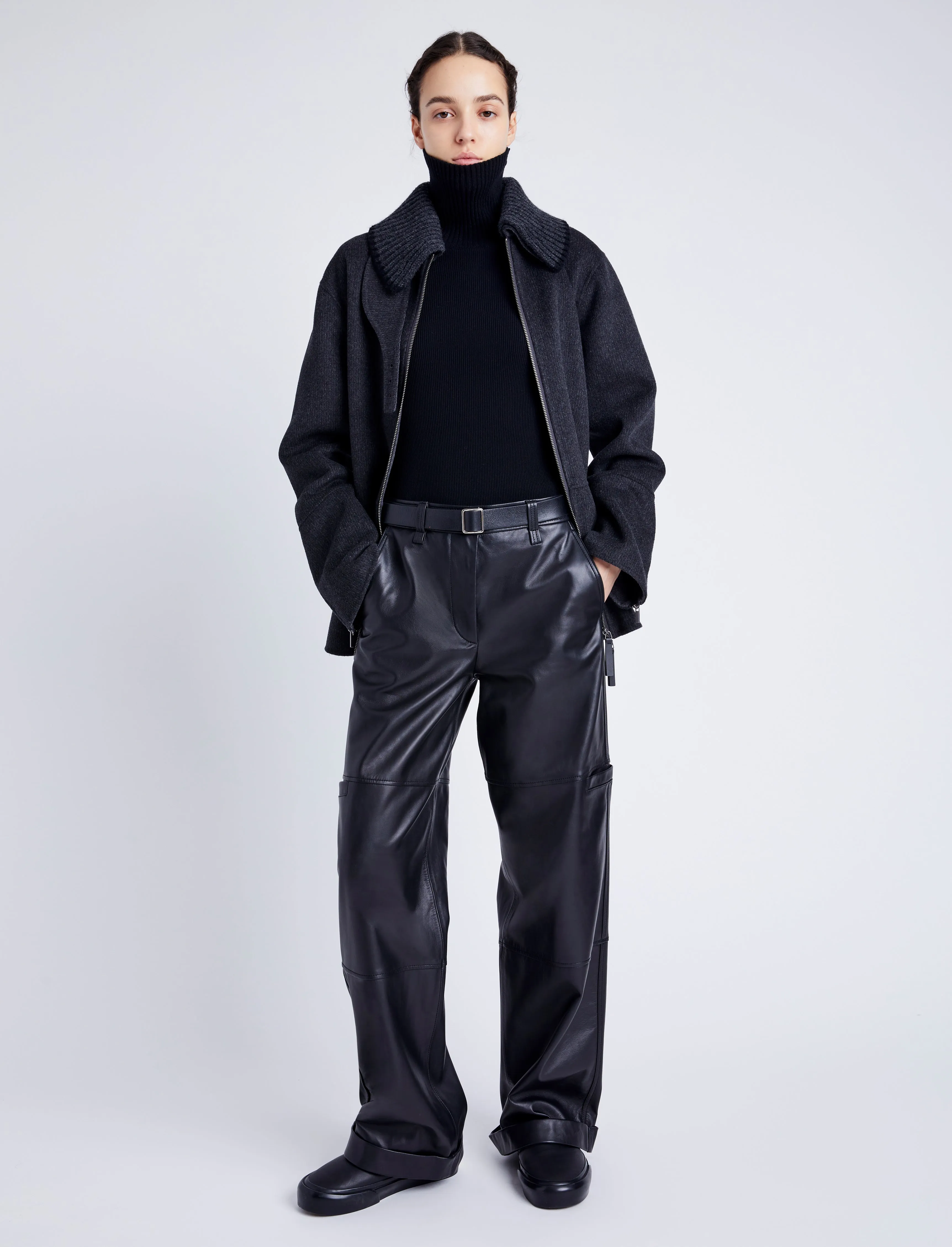 Mason Pant in Leather sold by Proenza Schouler product image thumbnail 2