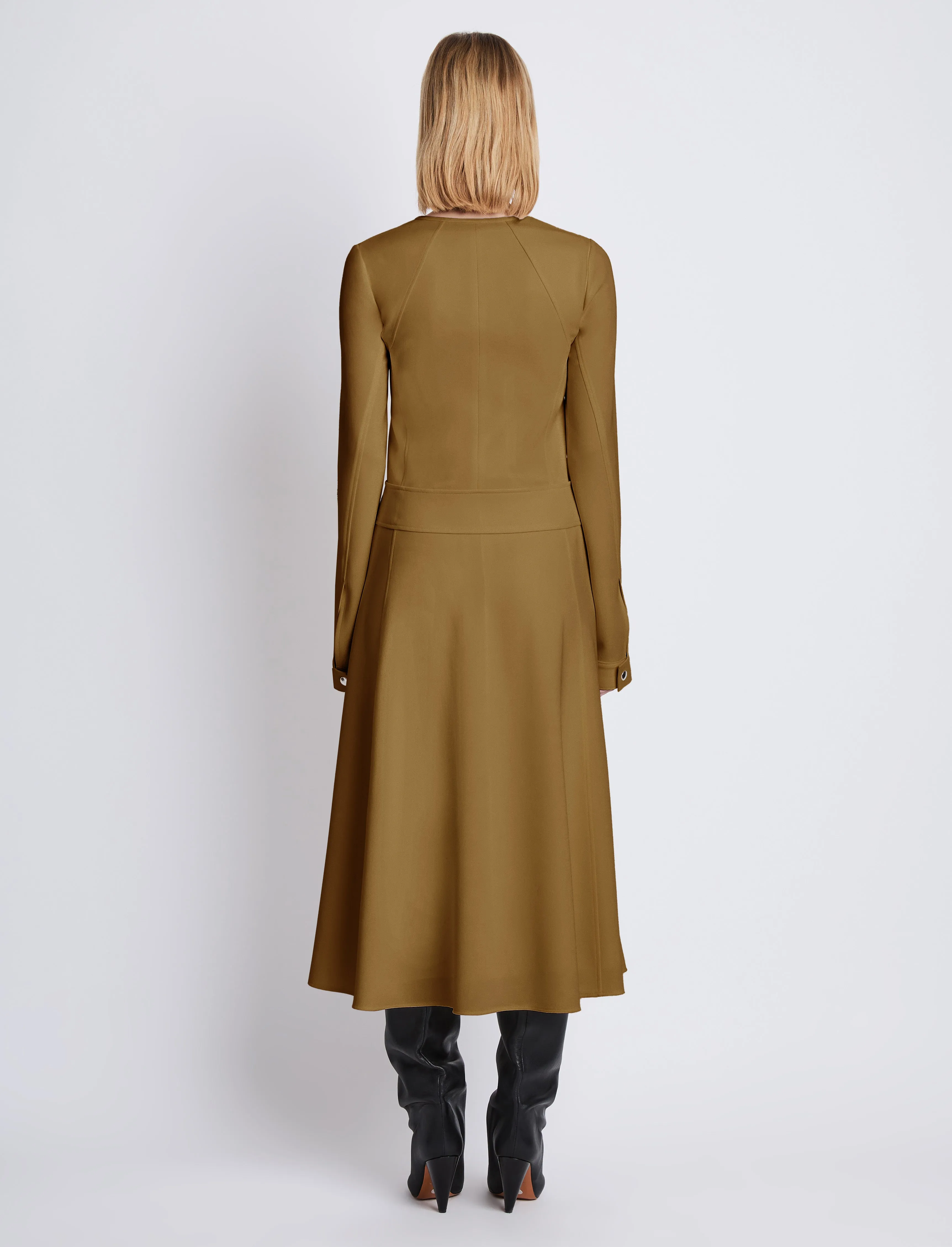 Joanne Dress in Matte Double Crepe sold by Proenza Schouler product image thumbnail 4