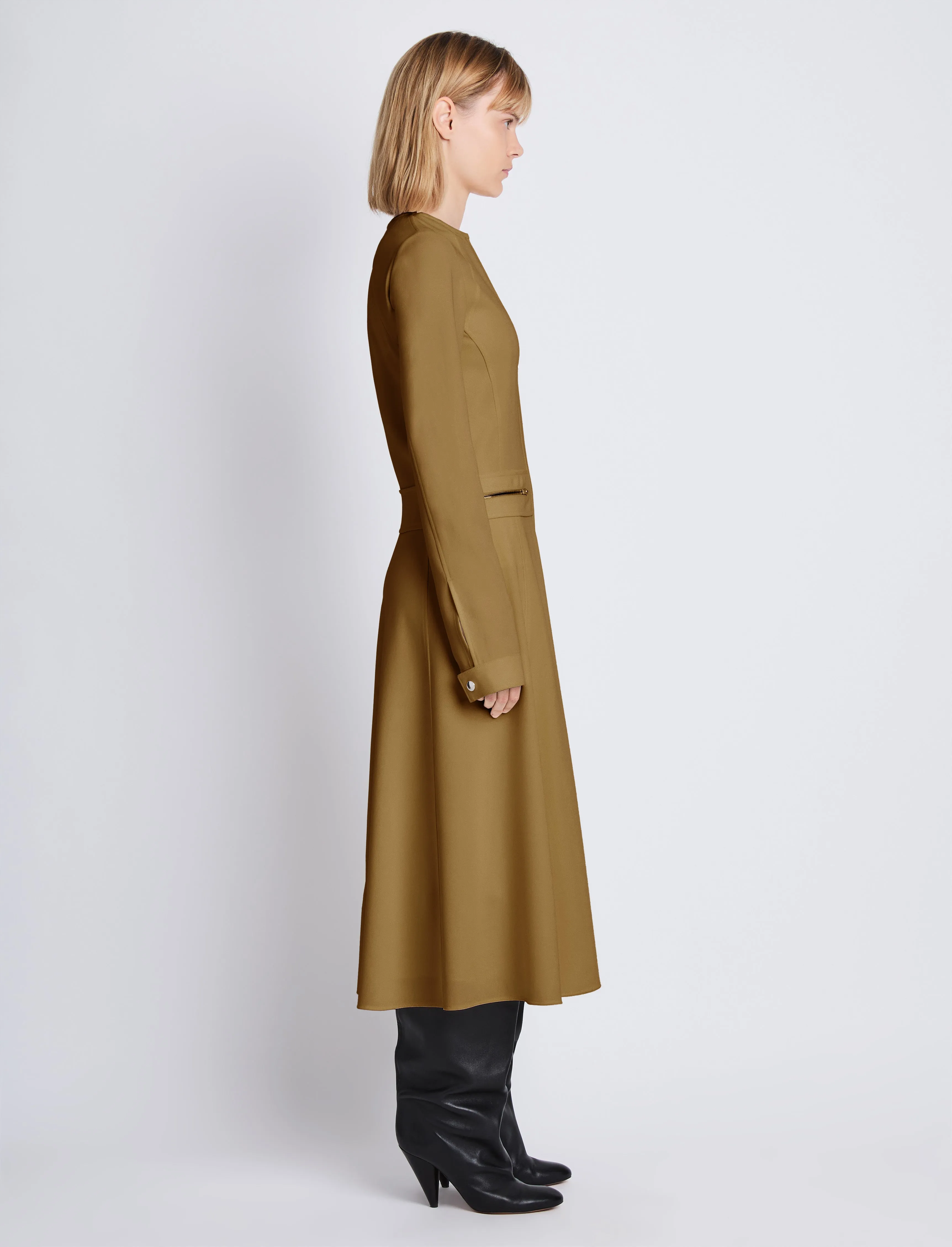 Joanne Dress in Matte Double Crepe sold by Proenza Schouler product image thumbnail 3