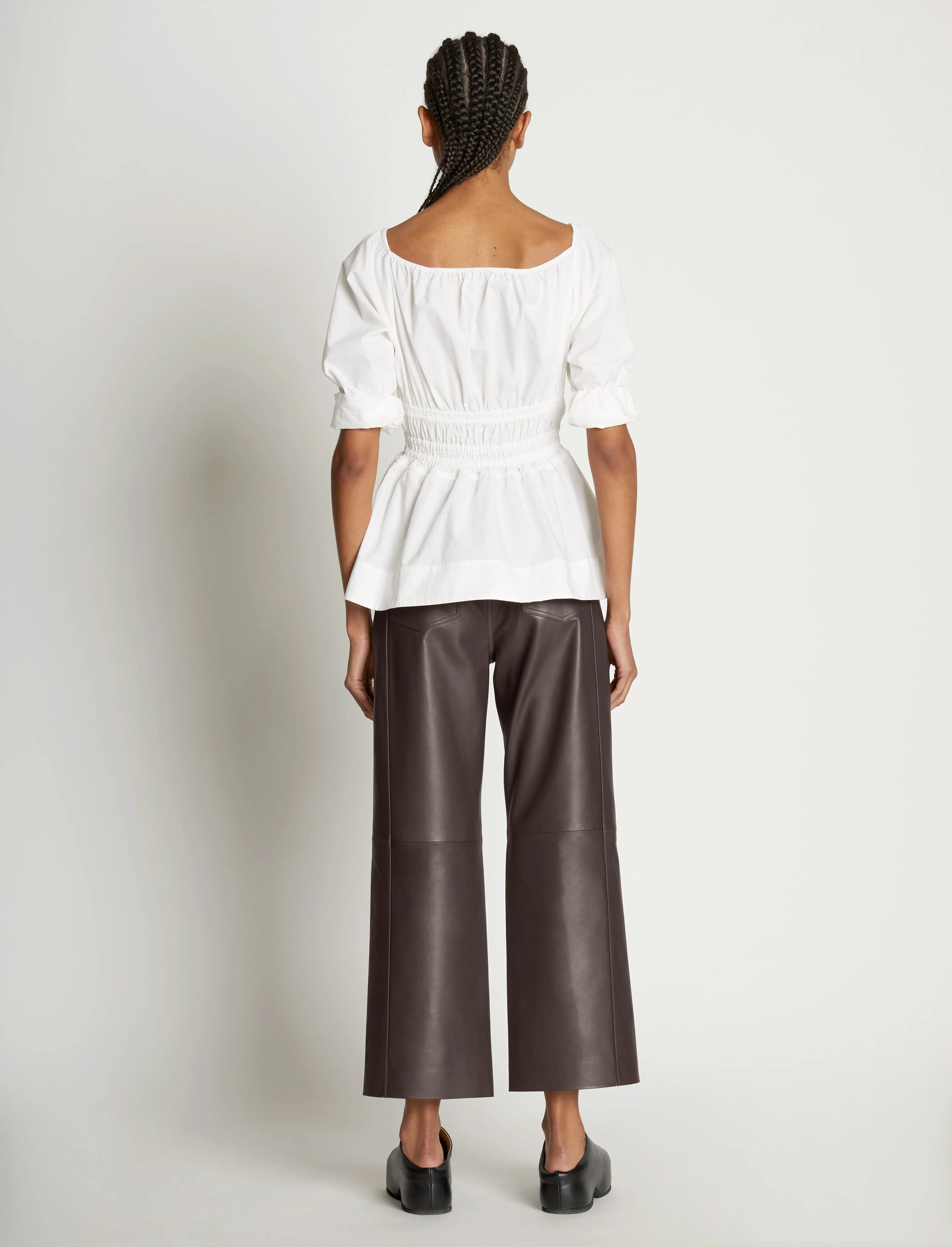Square Neck Poplin Top sold by Proenza Schouler product image thumbnail 5
