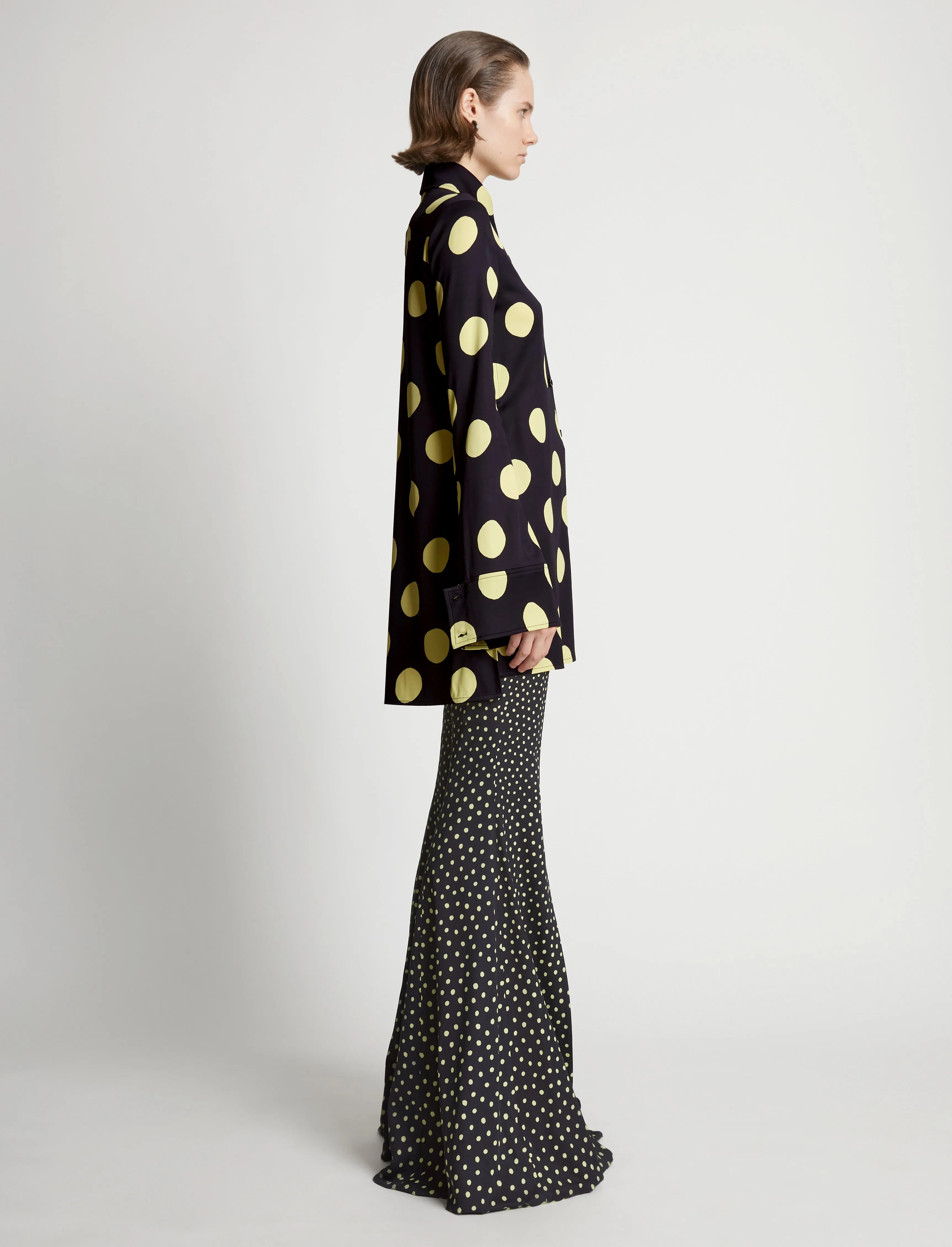 Printed Dot Cady Shirt sold by Proenza Schouler product image thumbnail 4