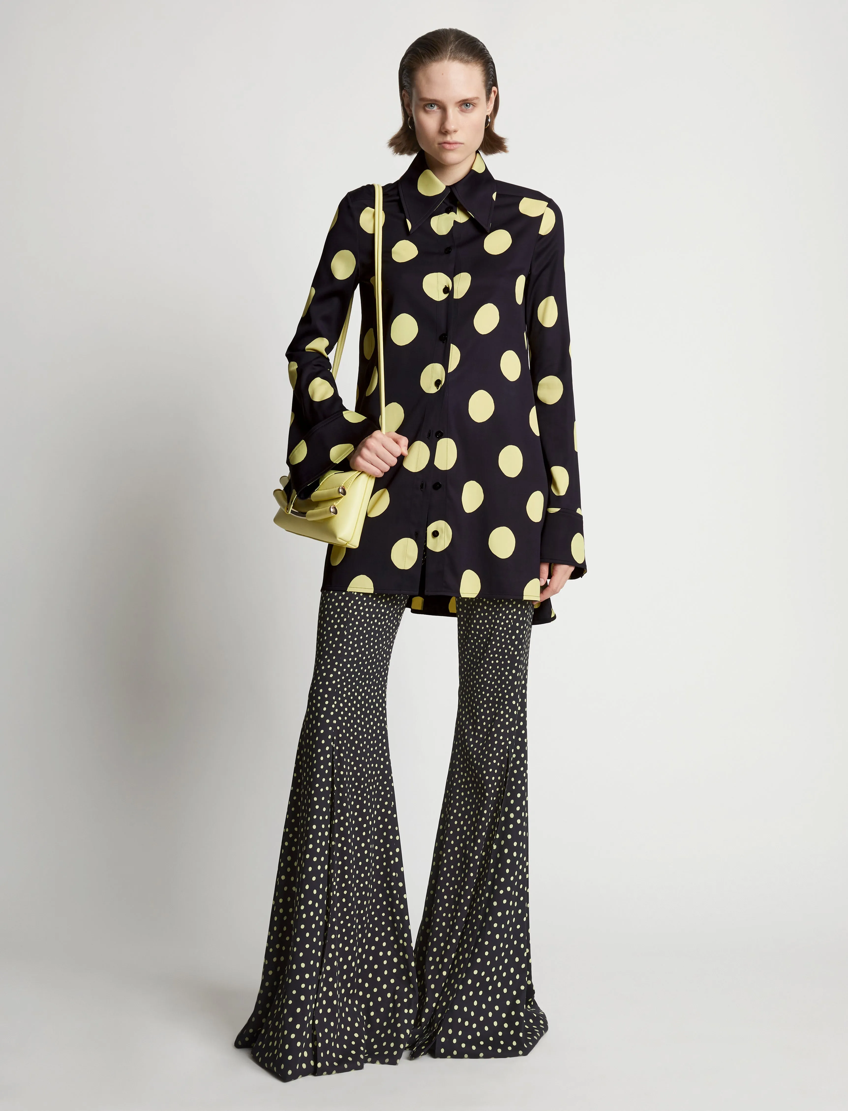 Printed Dot Cady Shirt sold by Proenza Schouler product image thumbnail 3