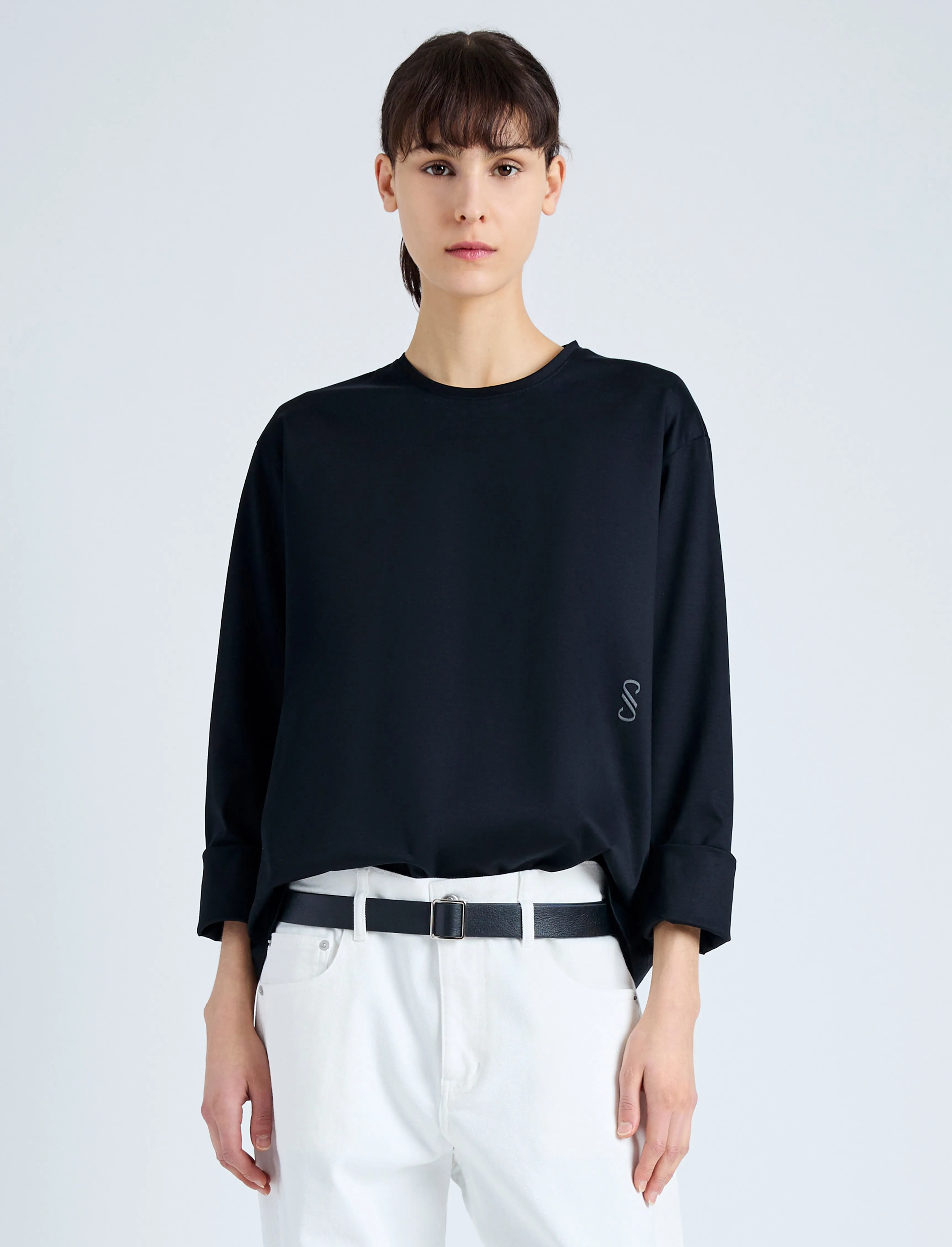 Olson T-Shirt in Eco Cotton Jersey sold by Proenza Schouler product image thumbnail 2