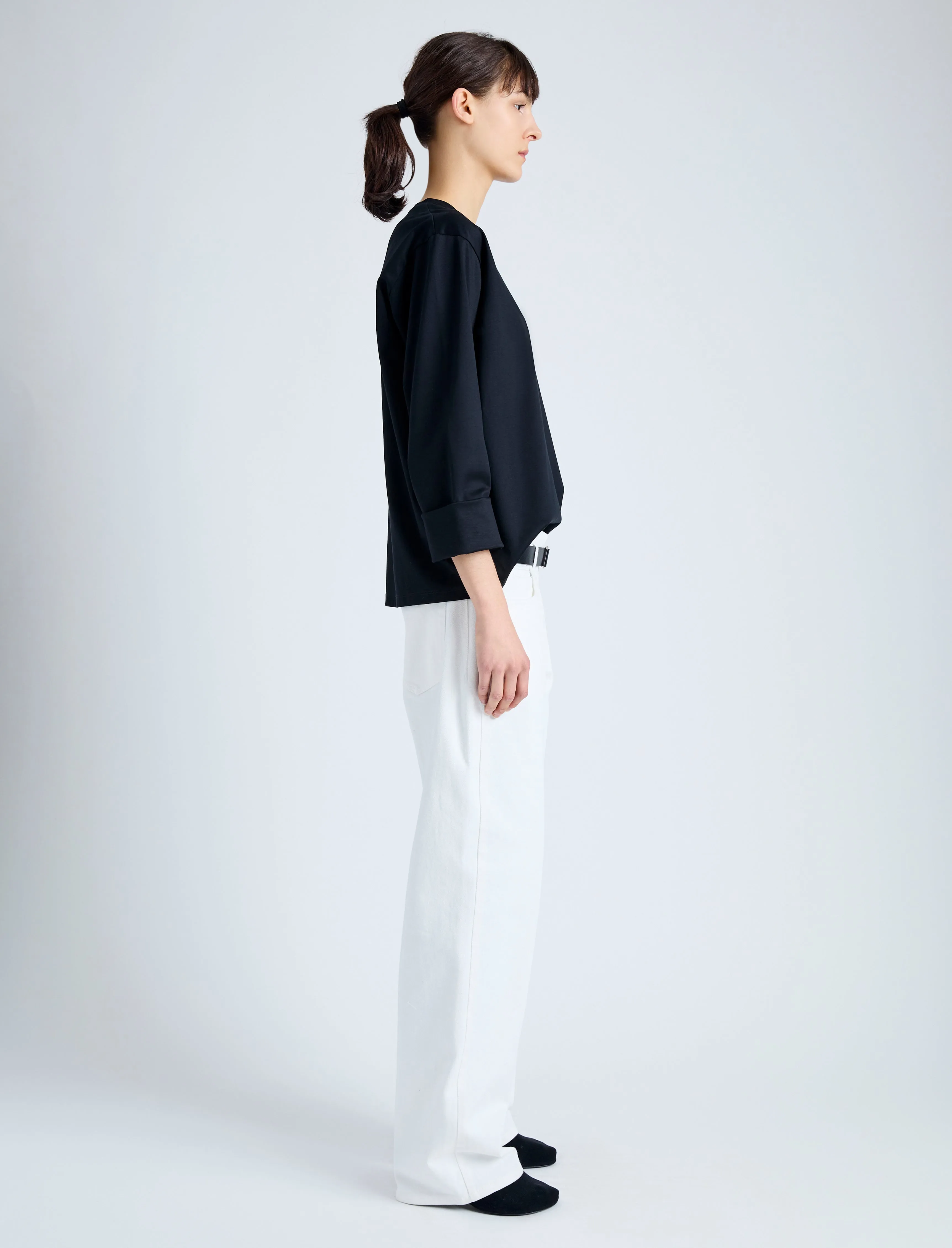 Olson T-Shirt in Eco Cotton Jersey sold by Proenza Schouler product image thumbnail 4