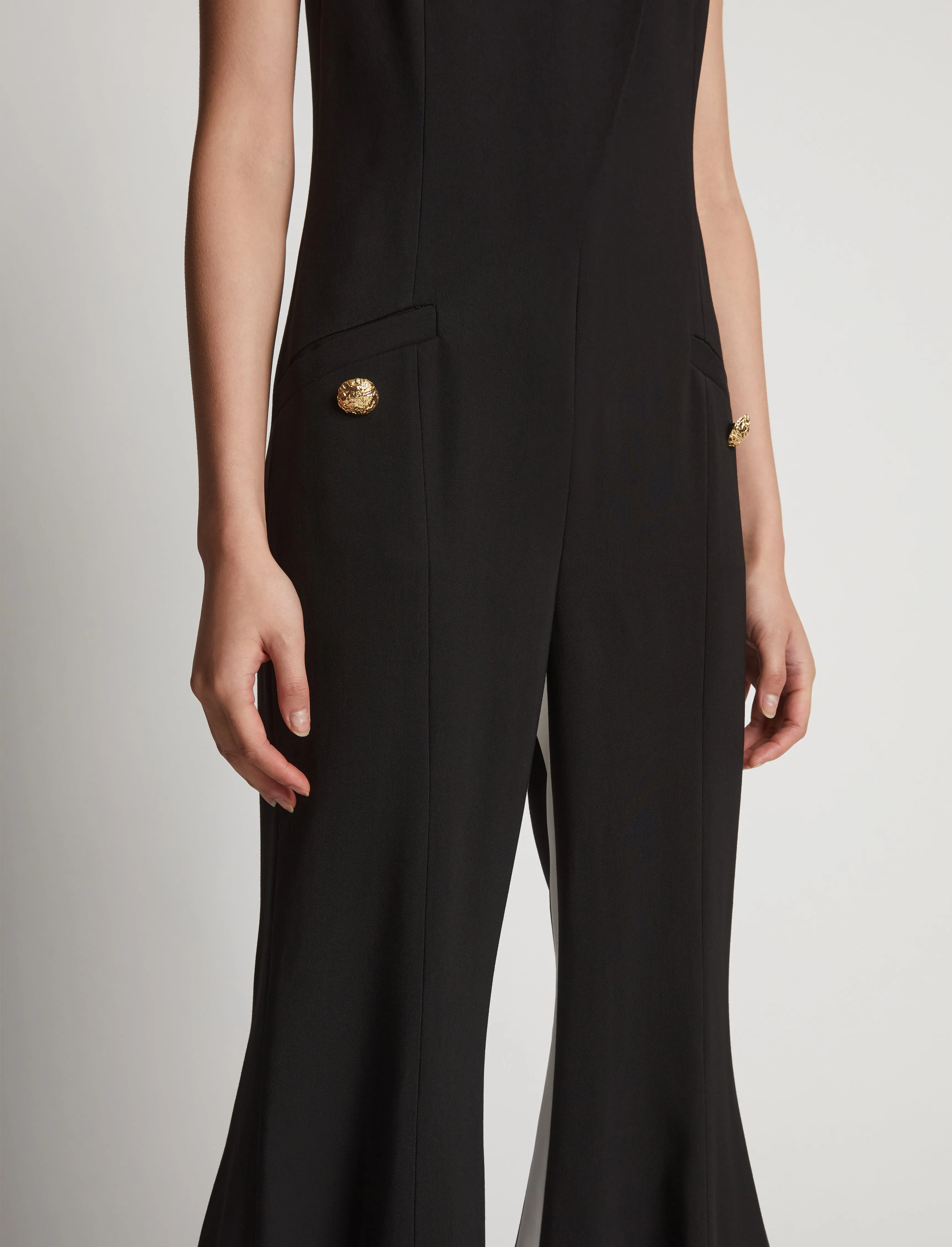 Viscose Tuxedo Stripe Jumpsuit sold by Proenza Schouler product image thumbnail 5