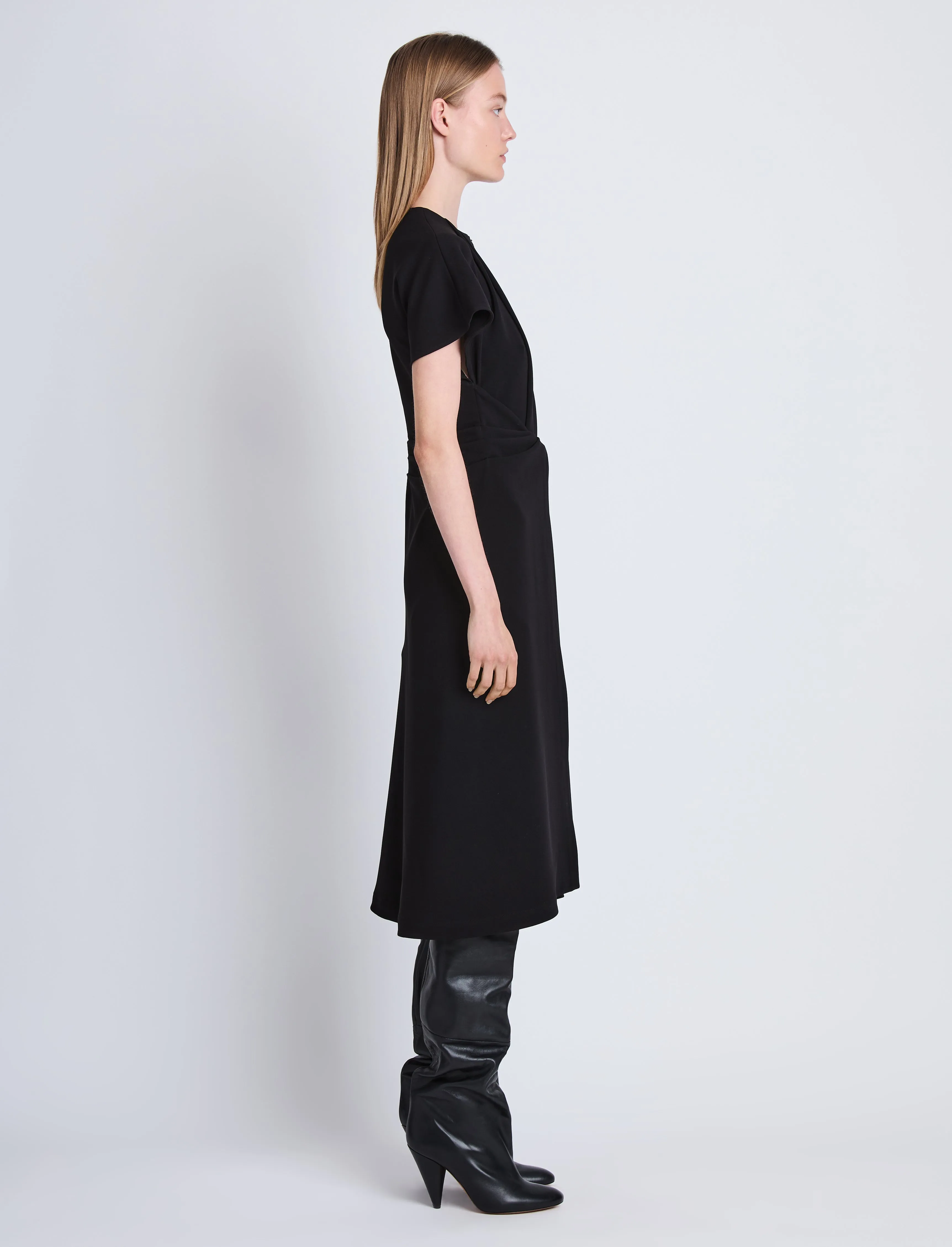 Julie Dress in Matte Viscose Crepe sold by Proenza Schouler product image thumbnail 3