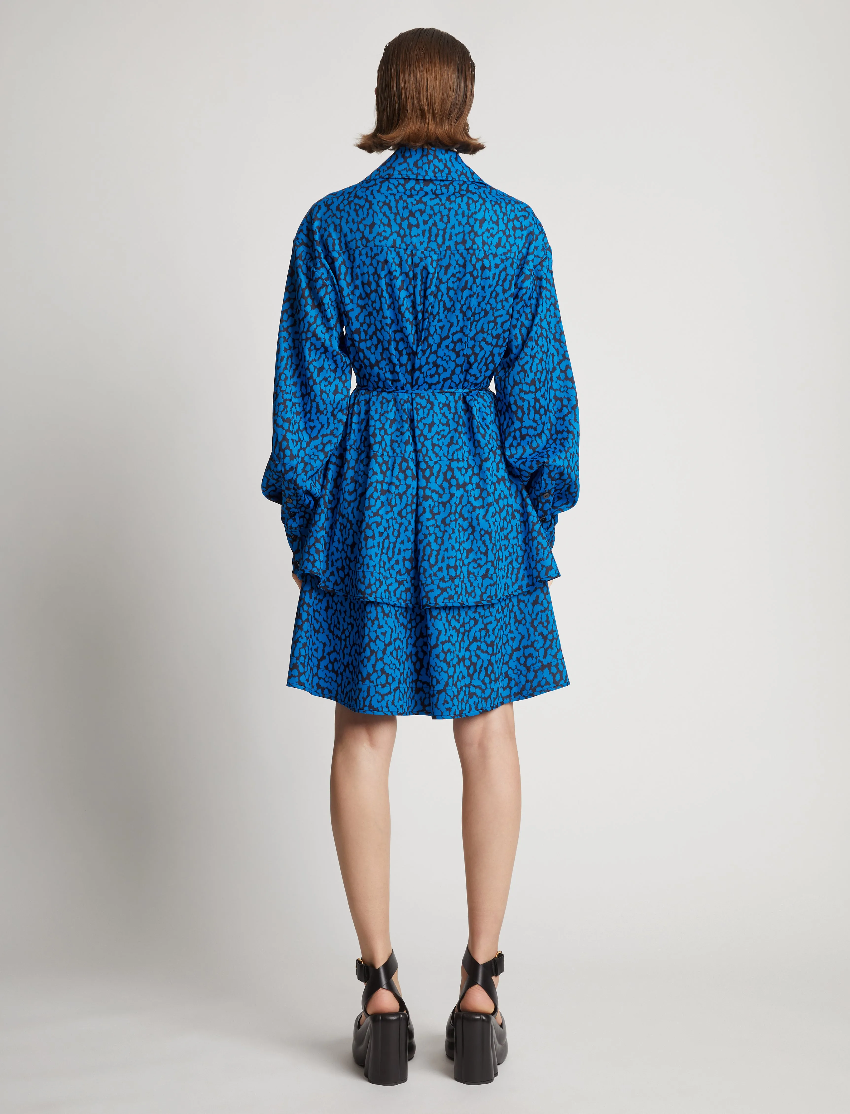 Printed Leopard Shirt Dress sold by Proenza Schouler product image thumbnail 4