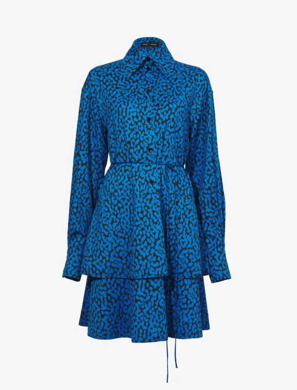 Printed Leopard Shirt Dress sold by Proenza Schouler