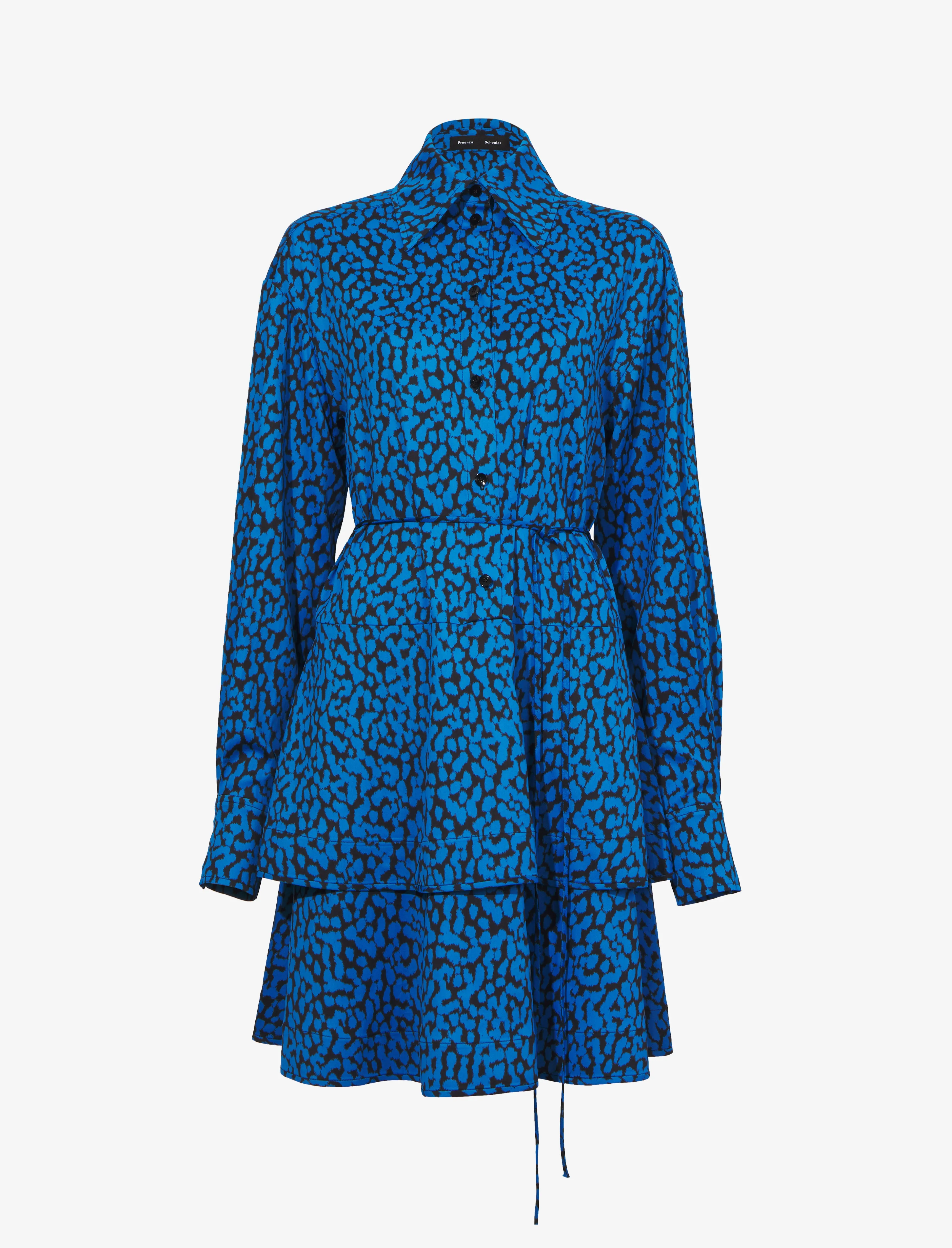 Printed Leopard Shirt Dress sold by Proenza Schouler
