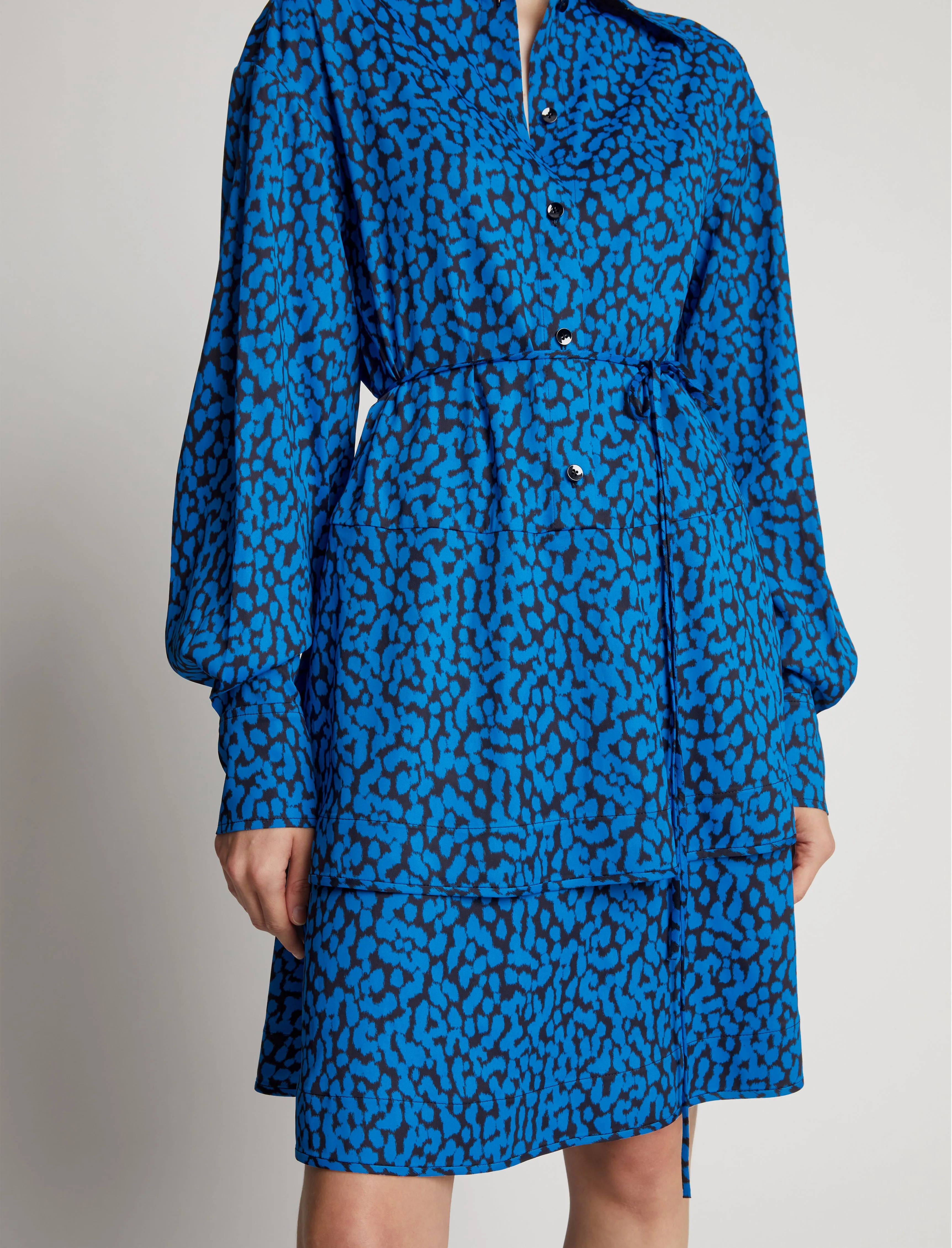 Printed Leopard Shirt Dress sold by Proenza Schouler product image thumbnail 5