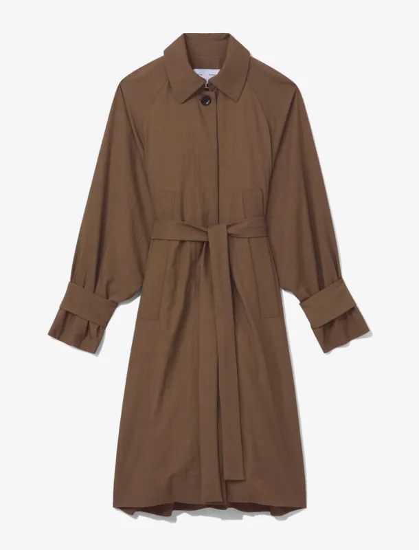 Drapey Suiting Trench Coat sold by Proenza Schouler