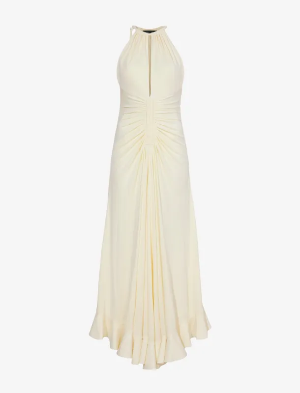 Crepe Jersey Ruched Dress made by Proenza Schouler
