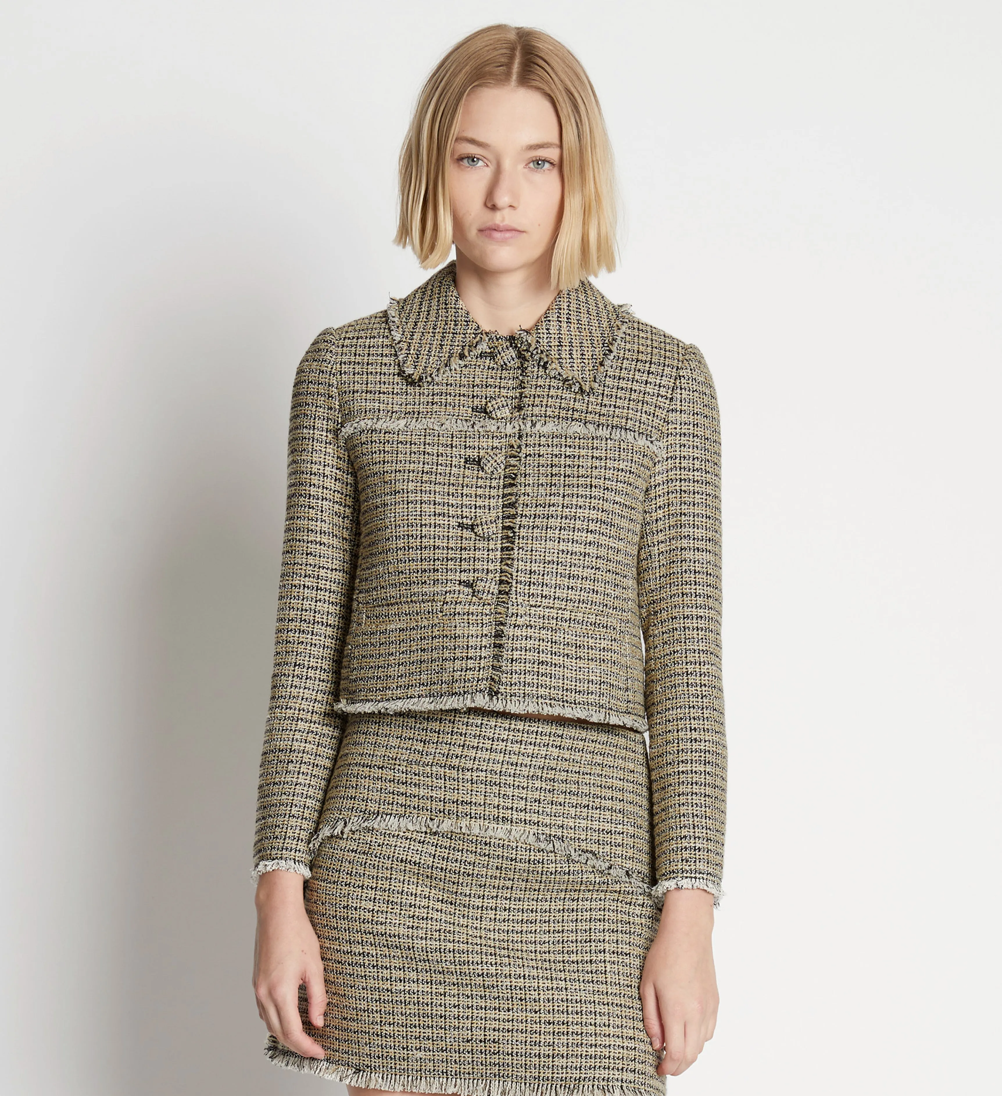 Cropped Tweed Jacket sold by Proenza Schouler product image thumbnail 2
