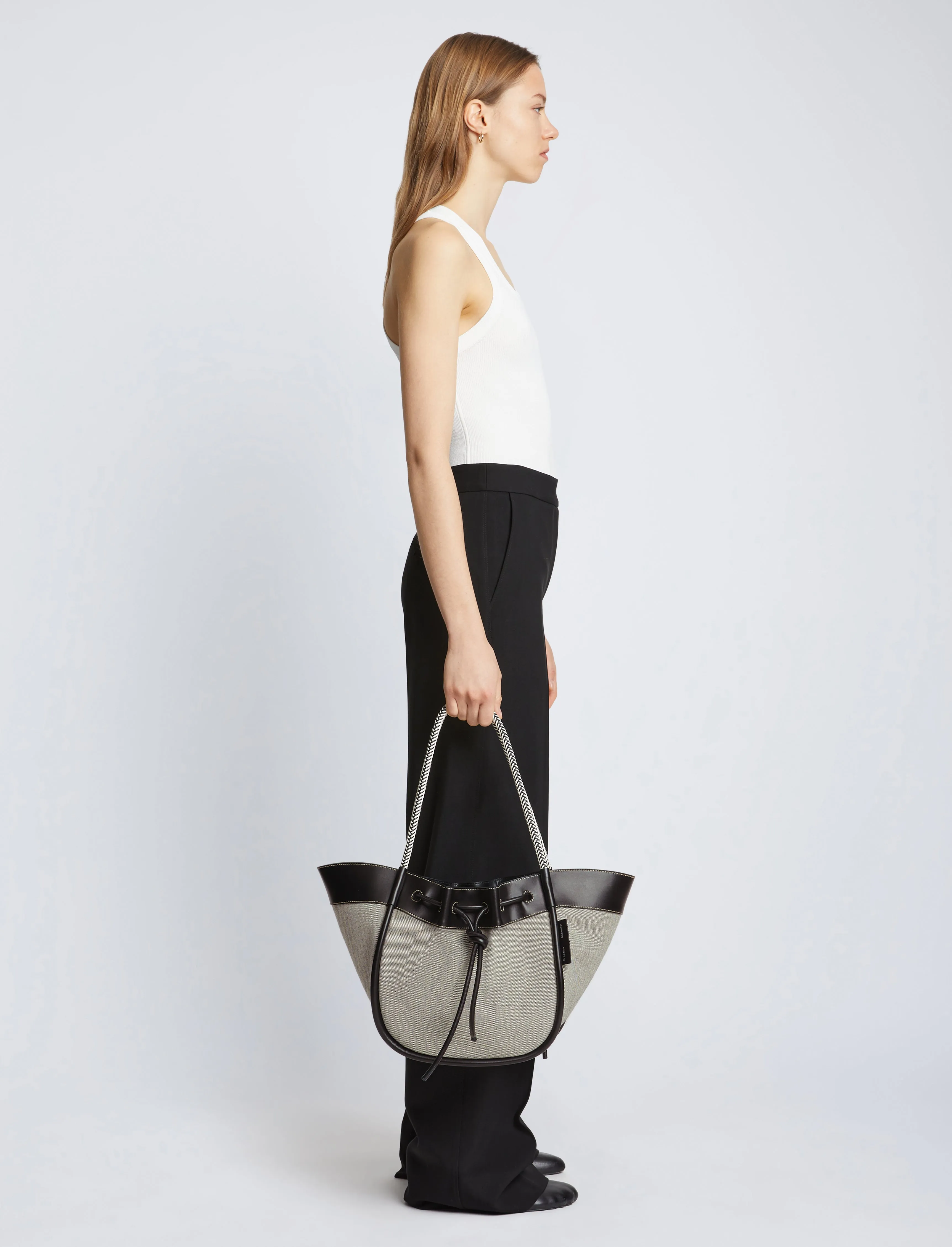 Large Ruched Tote in Canvas sold by Proenza Schouler product image thumbnail 2