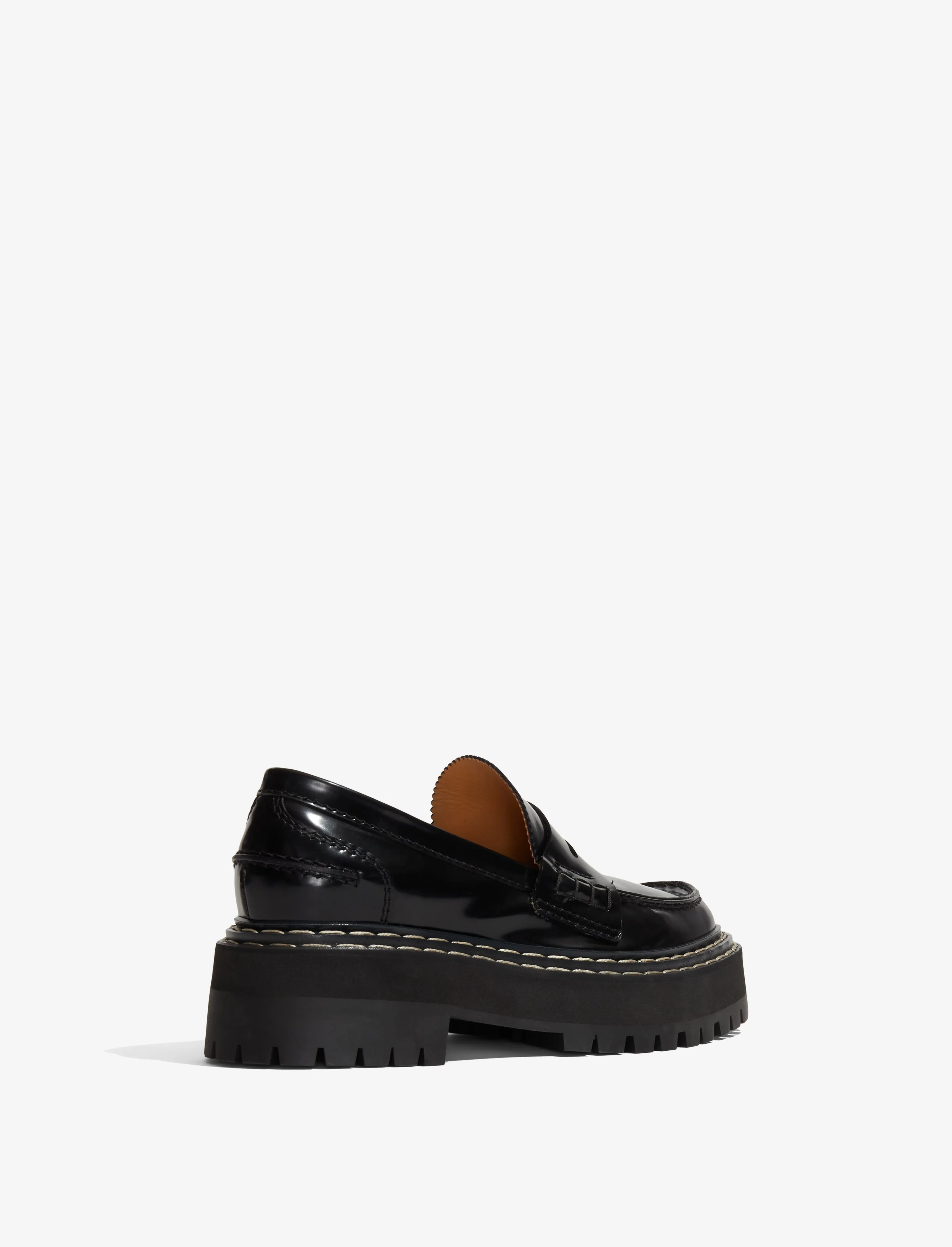 Lug Sole Platform Loafers in Spazzolato Leather sold by Proenza Schouler product image thumbnail 3