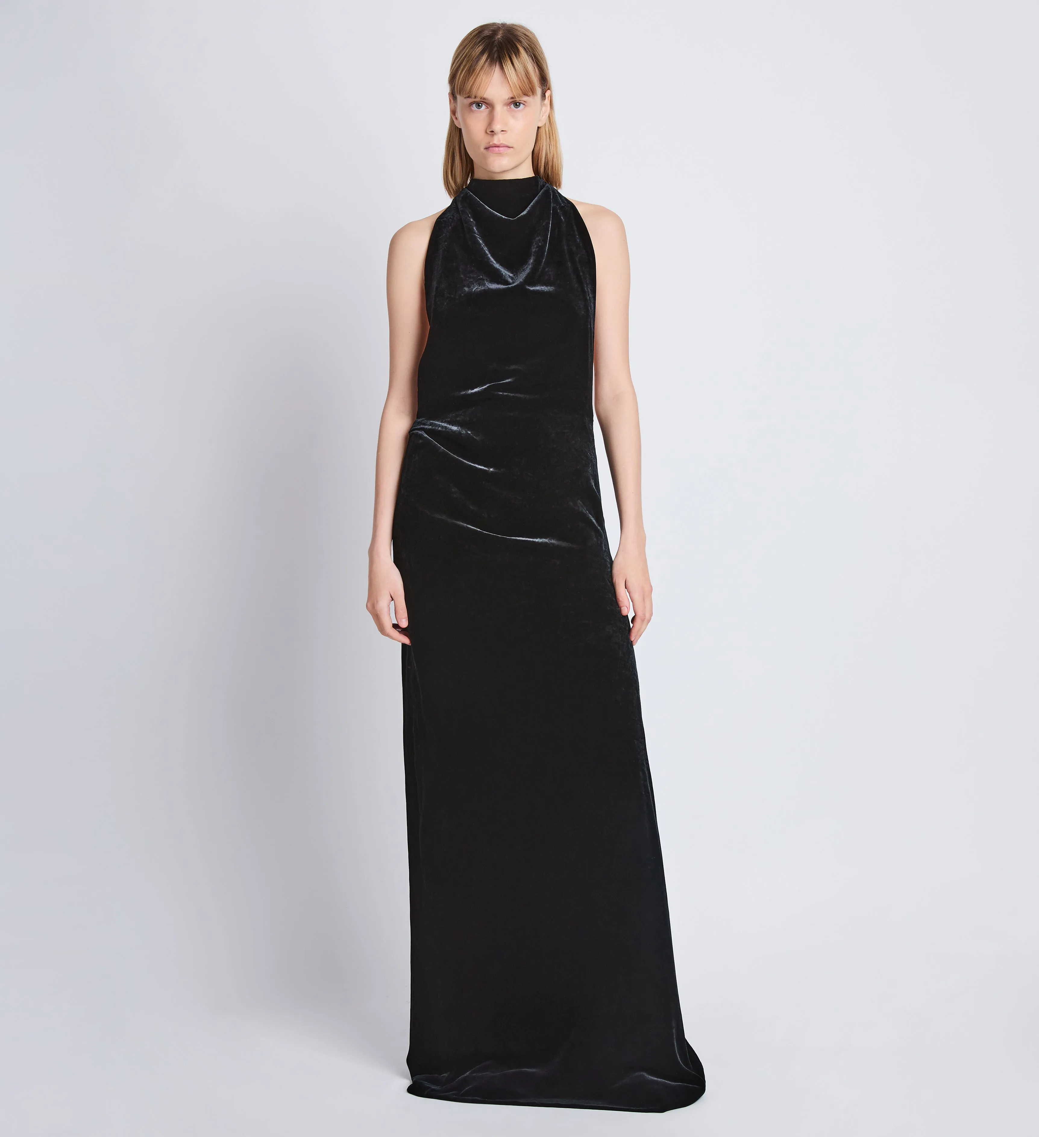 Faye Backless Twist Back Dress in Velvet sold by Proenza Schouler product image thumbnail 2