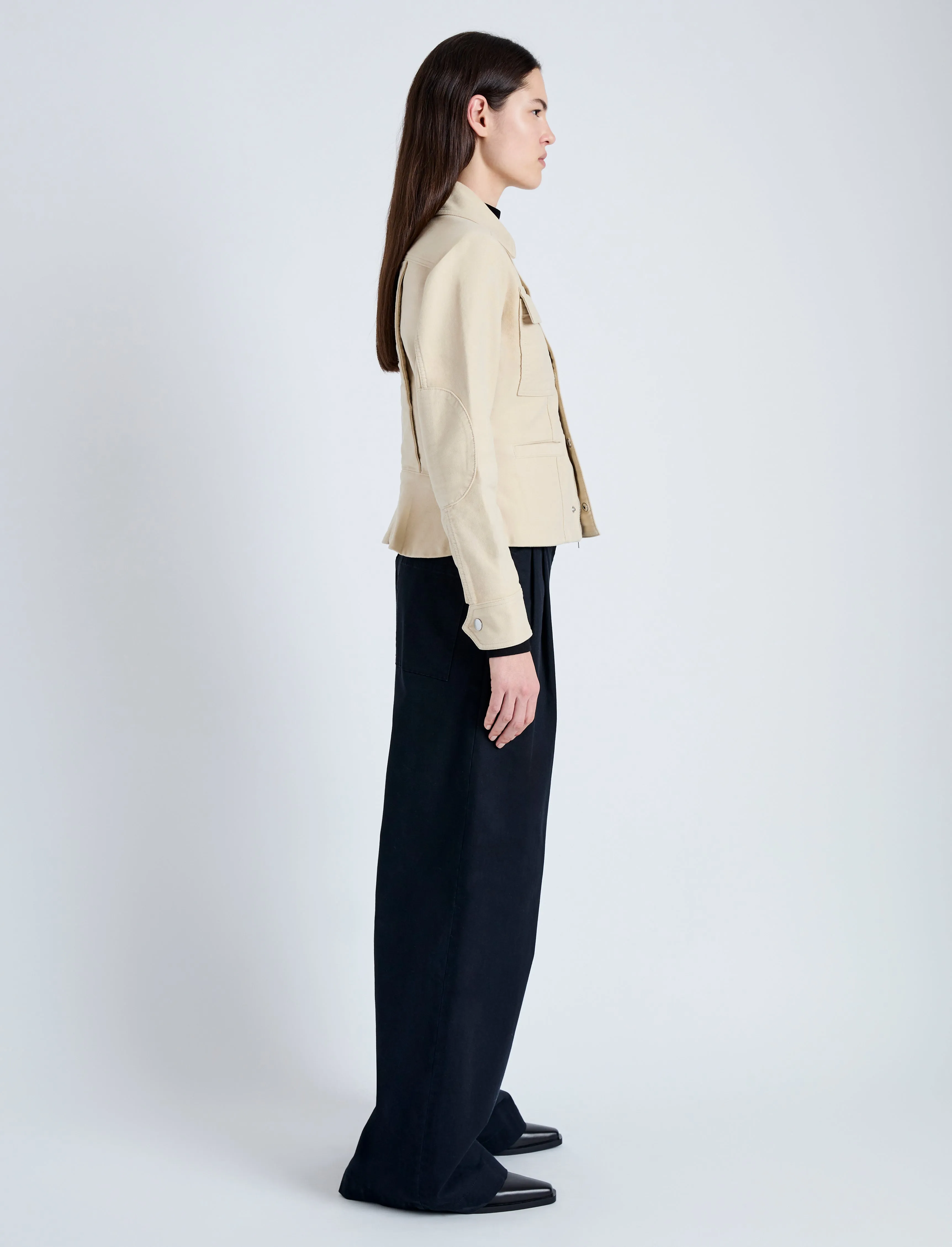 Ava Jacket in Brushed Cotton sold by Proenza Schouler product image thumbnail 4