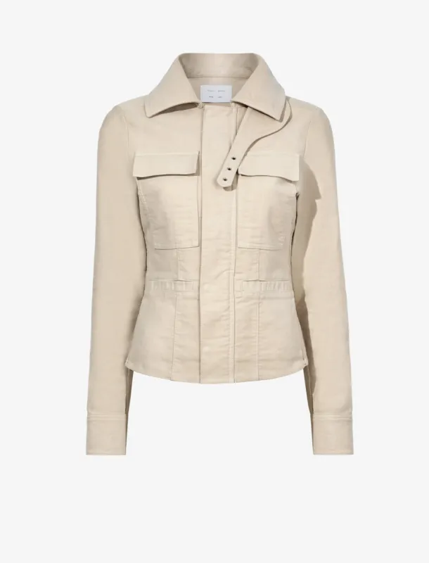 Ava Jacket in Brushed Cotton sold by Proenza Schouler