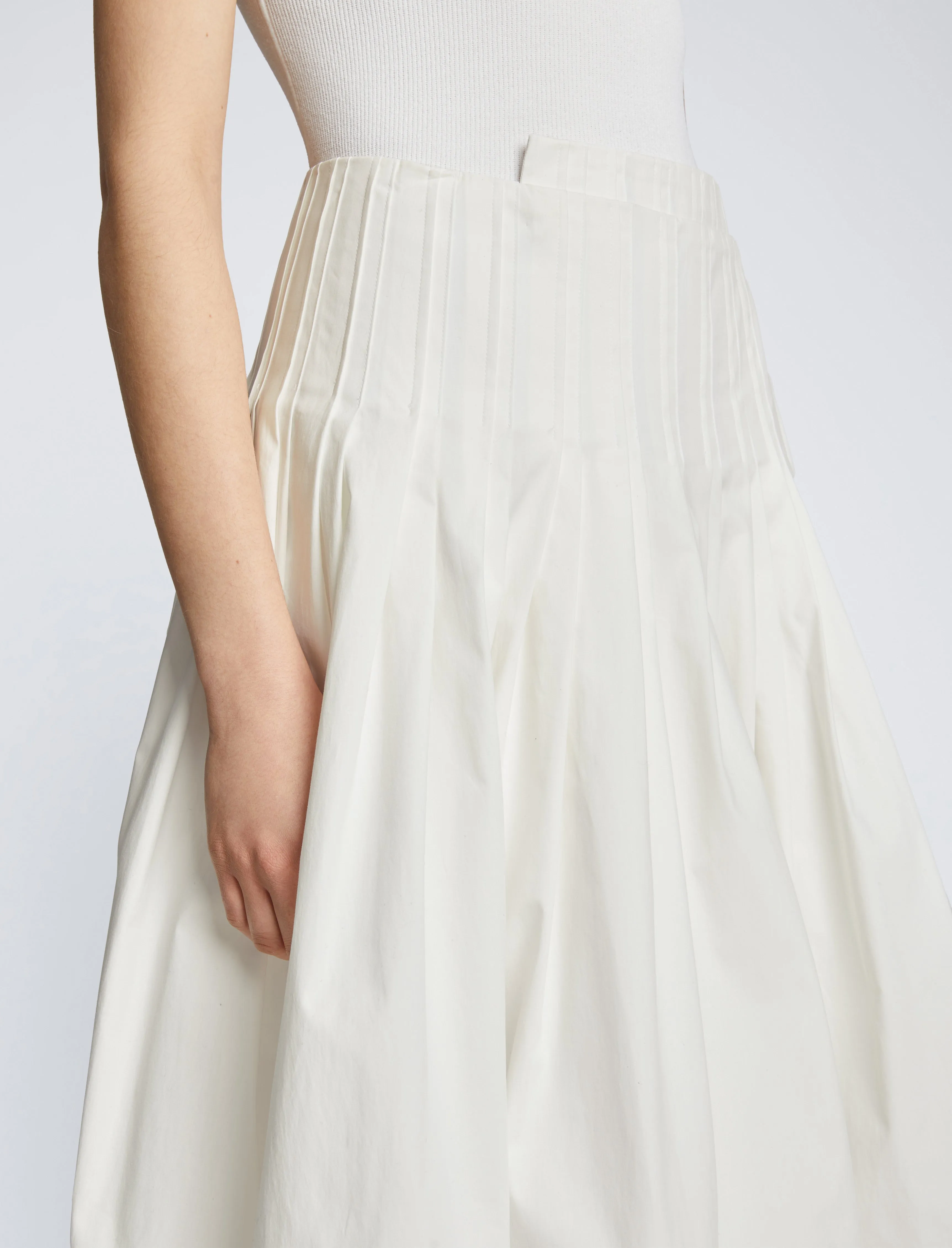 Eco Poplin Wrap Skirt sold by Proenza Schouler product image thumbnail 5