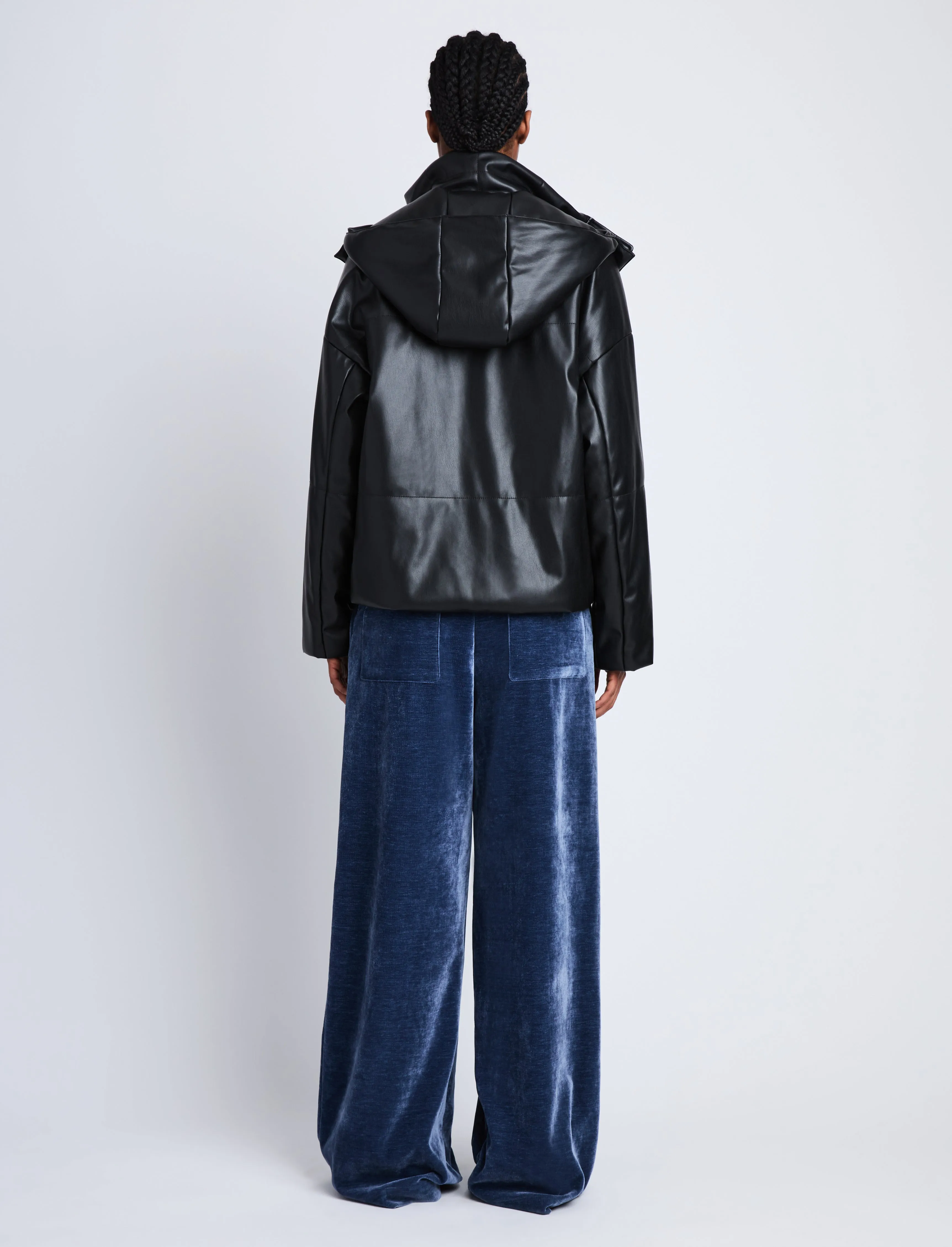 Daylia Puffer Jacket in Faux Leather sold by Proenza Schouler product image thumbnail 5