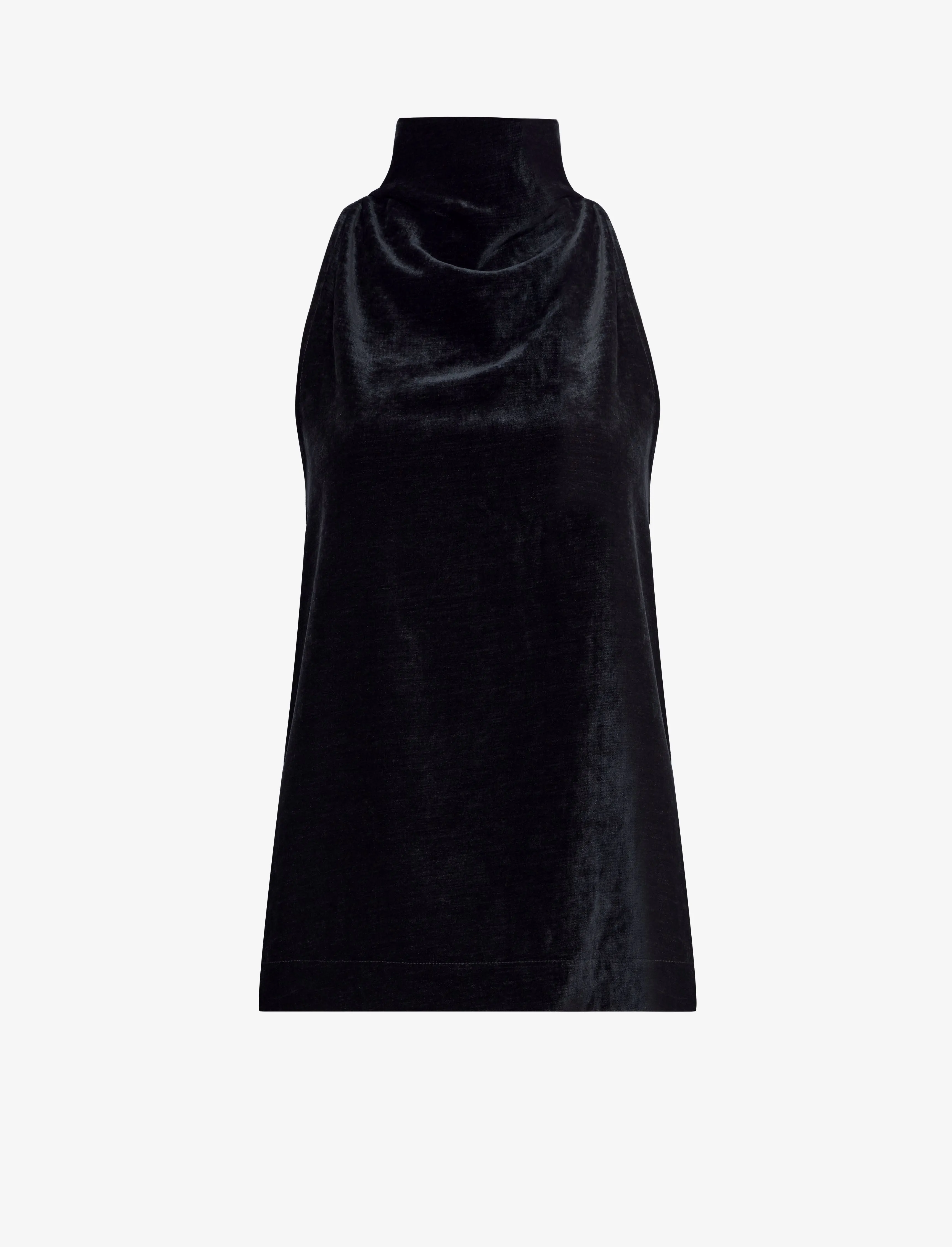 Mila Cowl Top in Chenille Suiting sold by Proenza Schouler