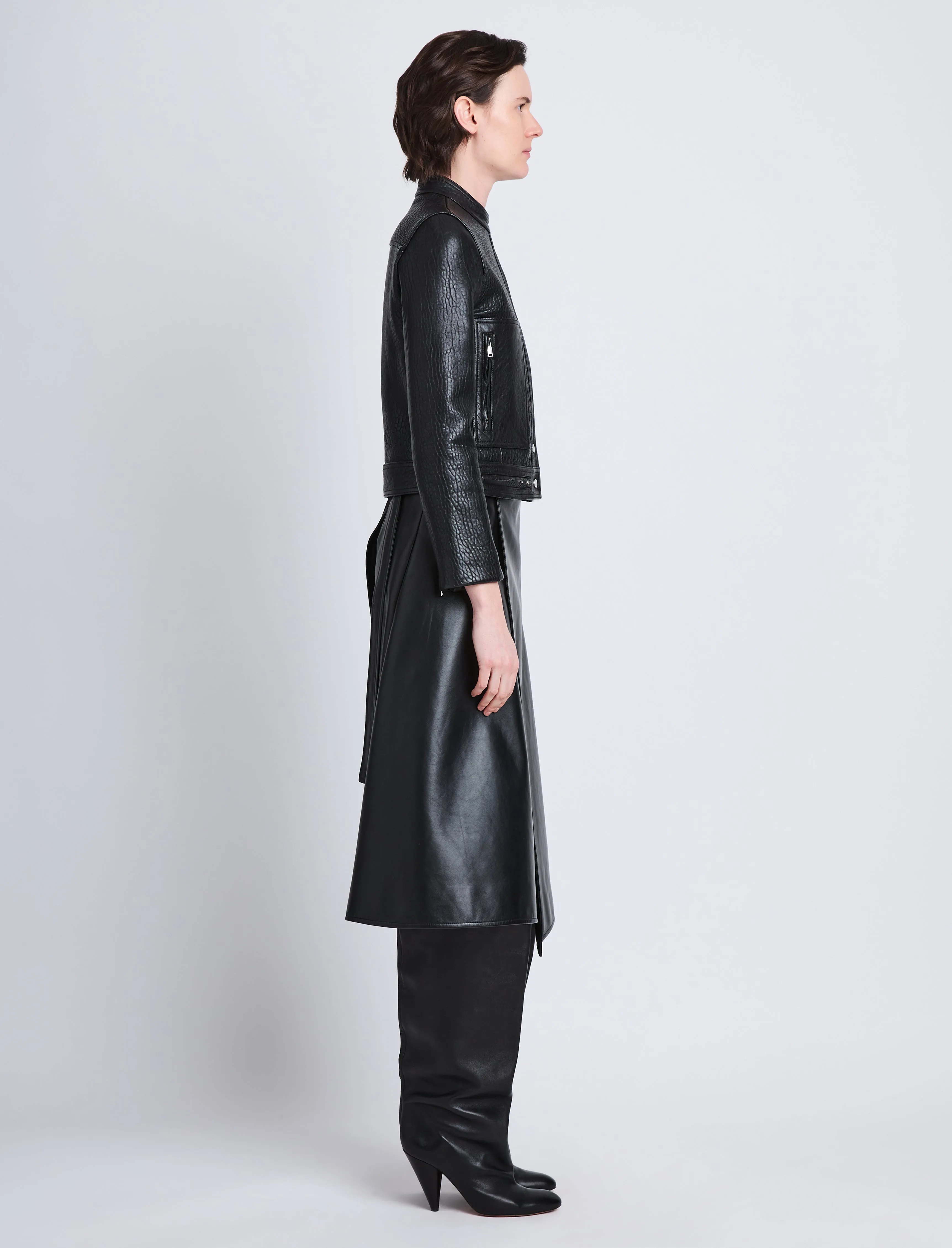 Alice Jacket in Textured Grainy Leather sold by Proenza Schouler product image thumbnail 4