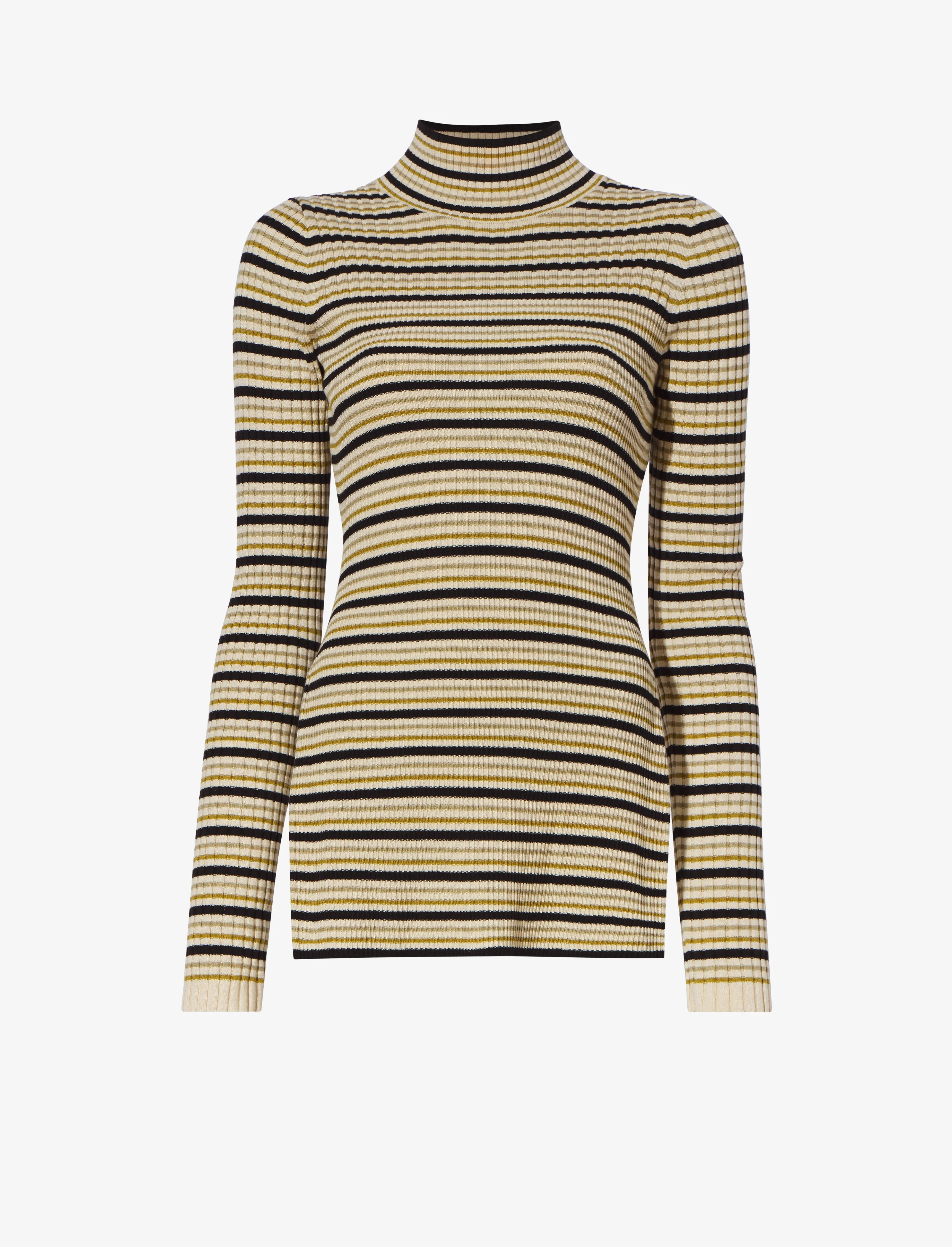 Stripe Knit Turtleneck sold by Proenza Schouler