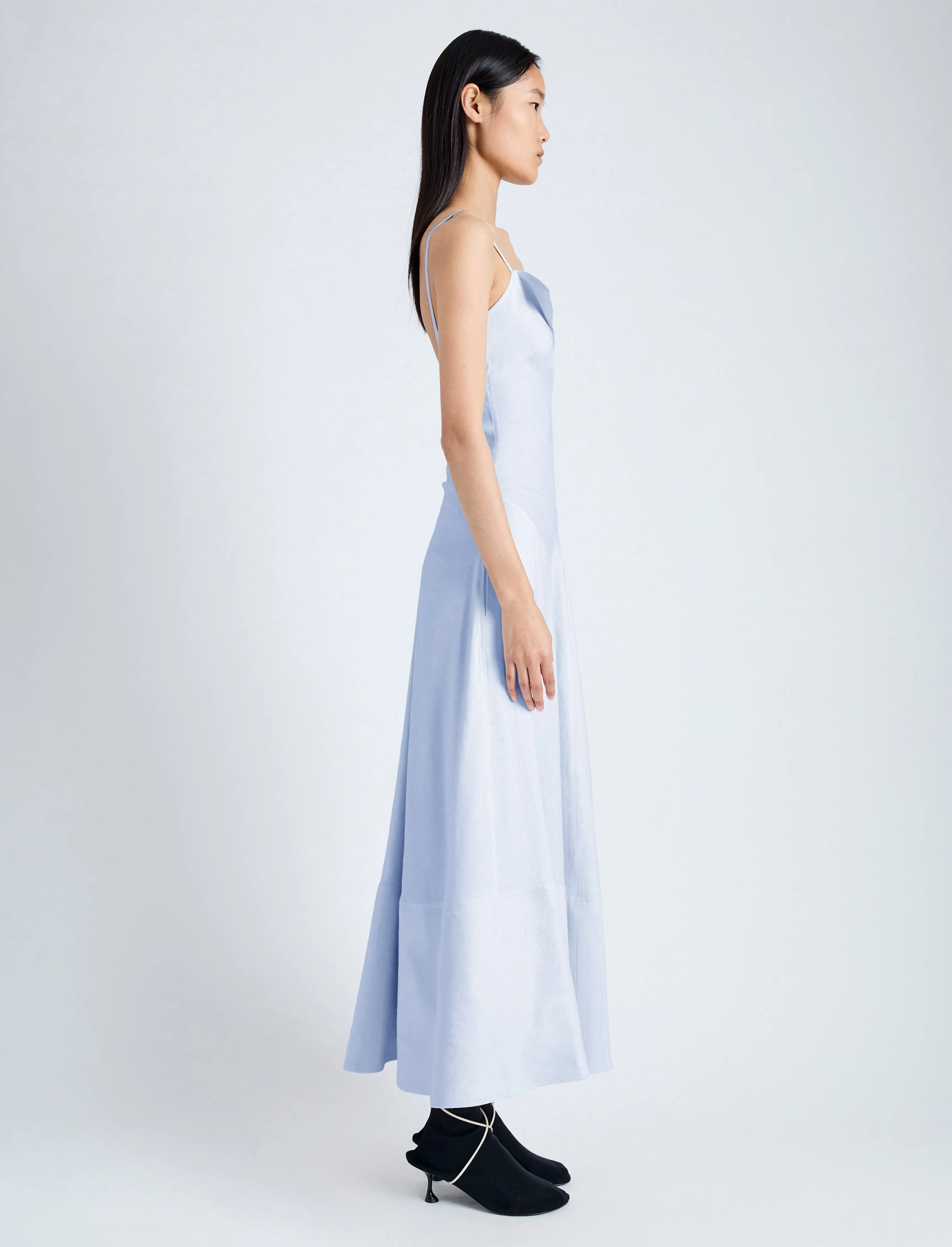 Ruby Dress in Eco Stretch Linen Viscose sold by Proenza Schouler product image thumbnail 3